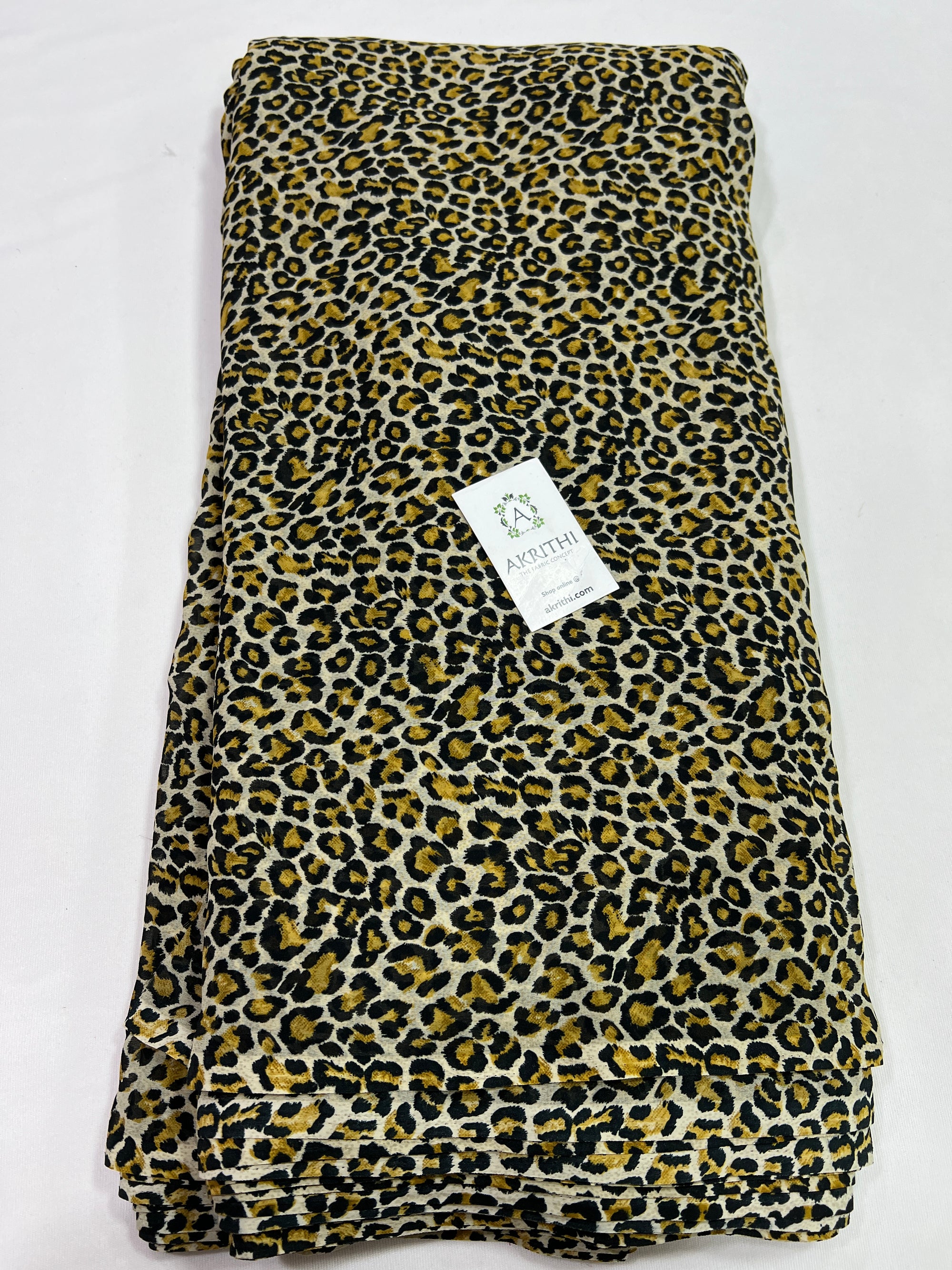 Floral printed georgette fabric