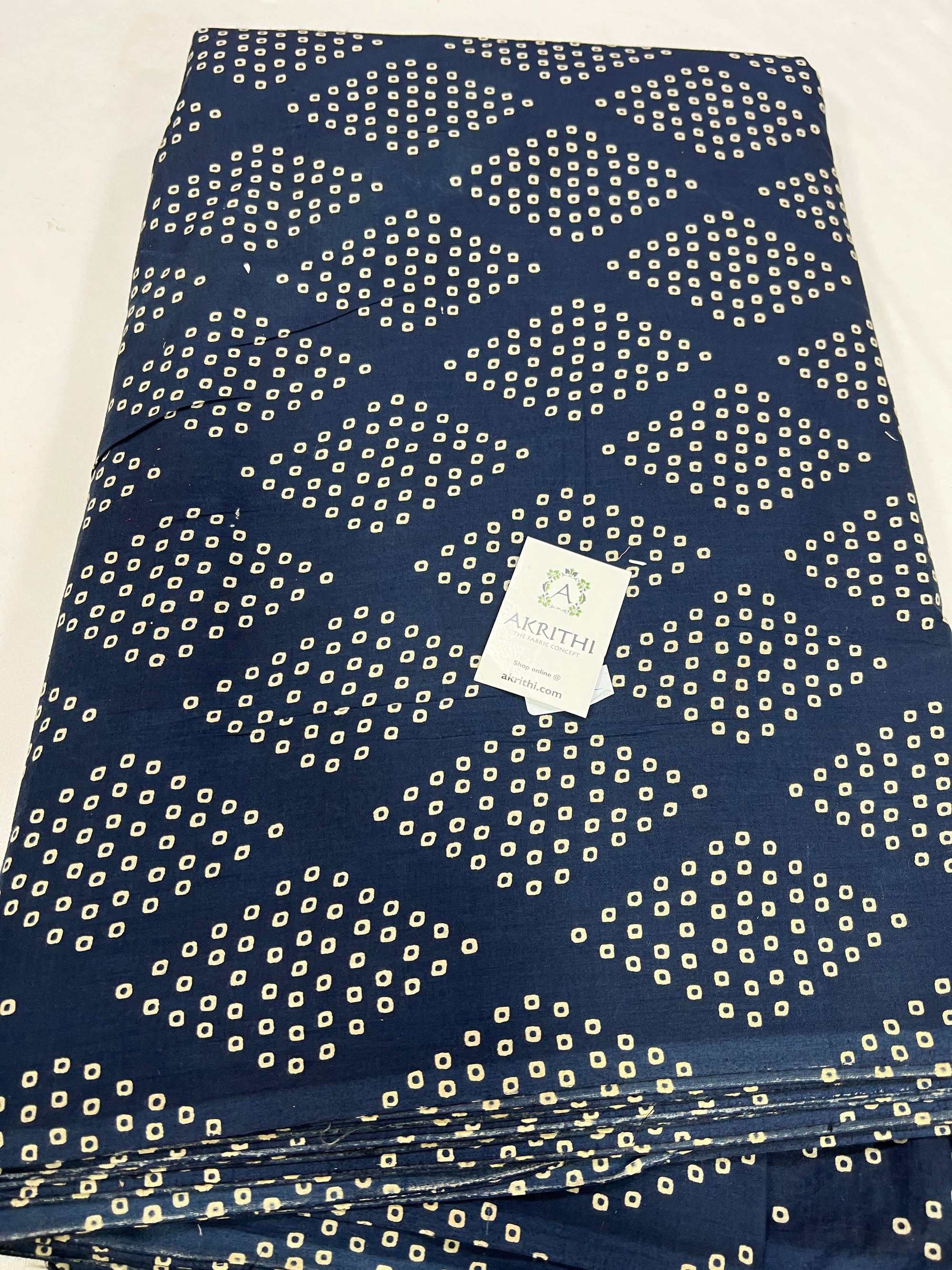 Printed pure cotton fabric