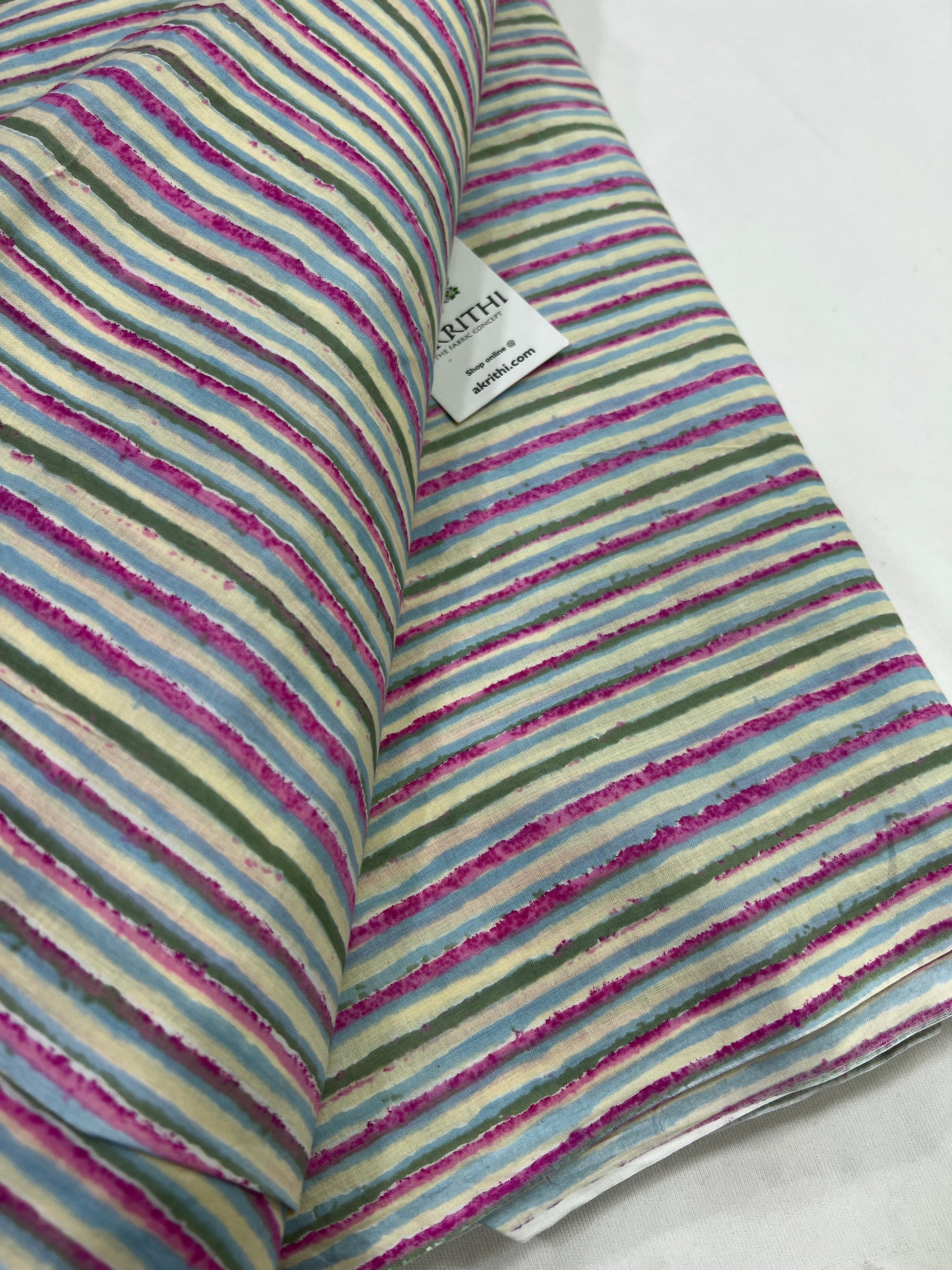 Printed pure cotton fabric