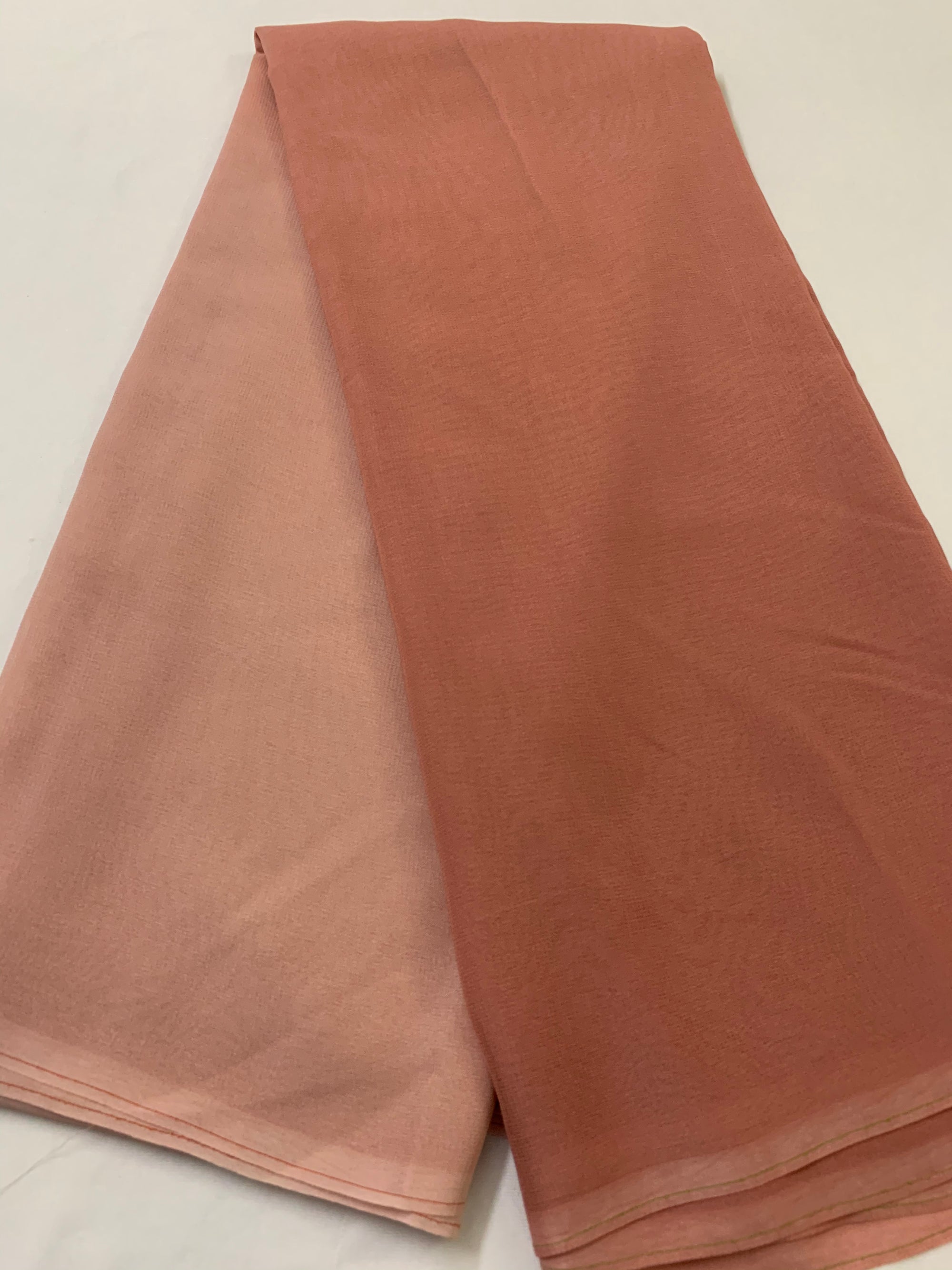 Shaded georgette fabric