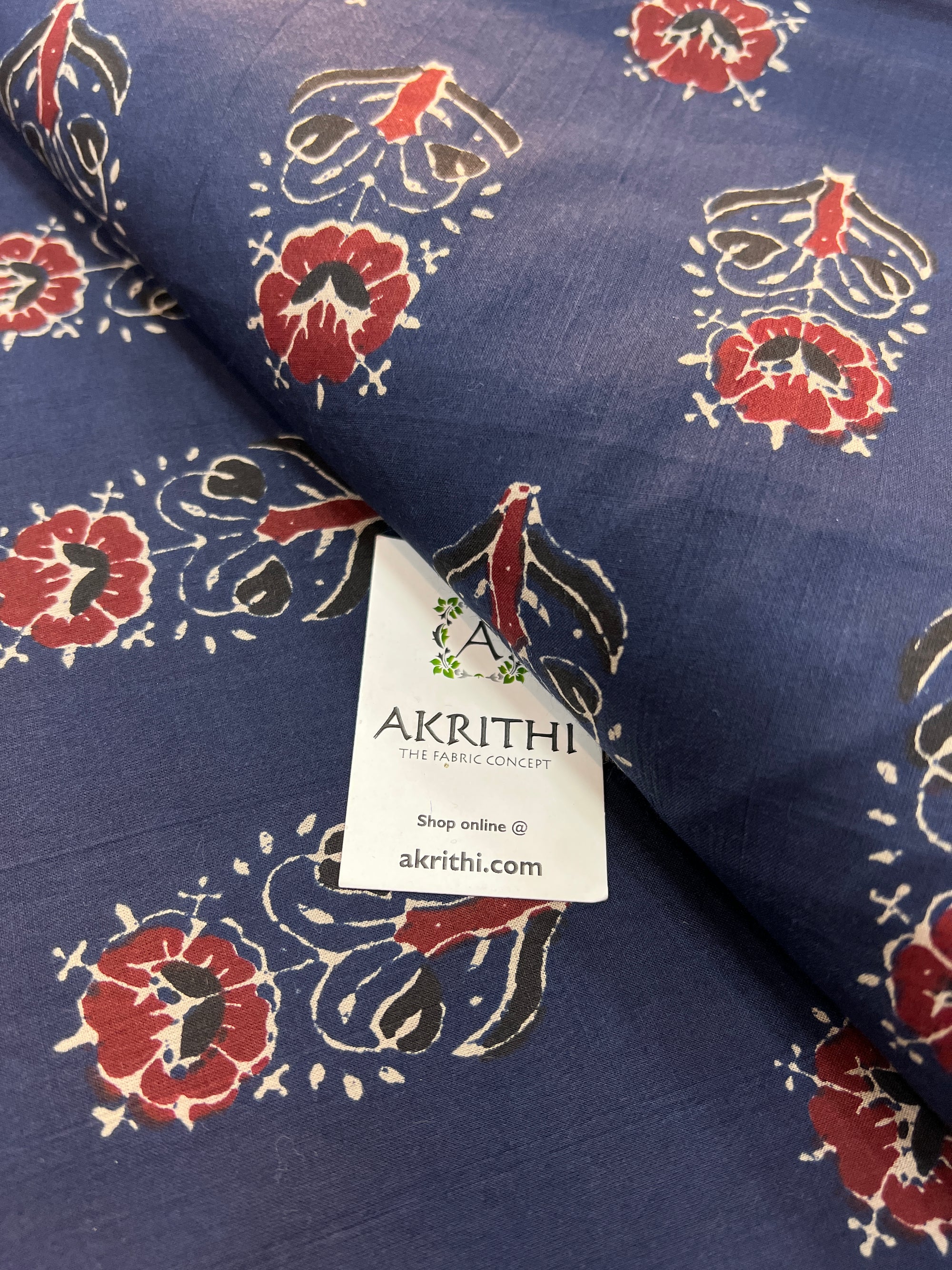 Printed pure cotton fabric
