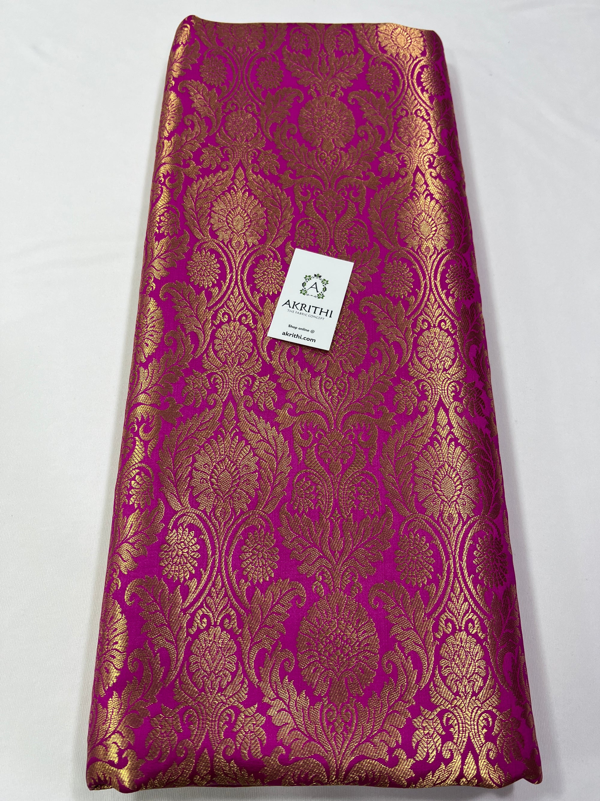 Handloom Banarasi brocade fabric