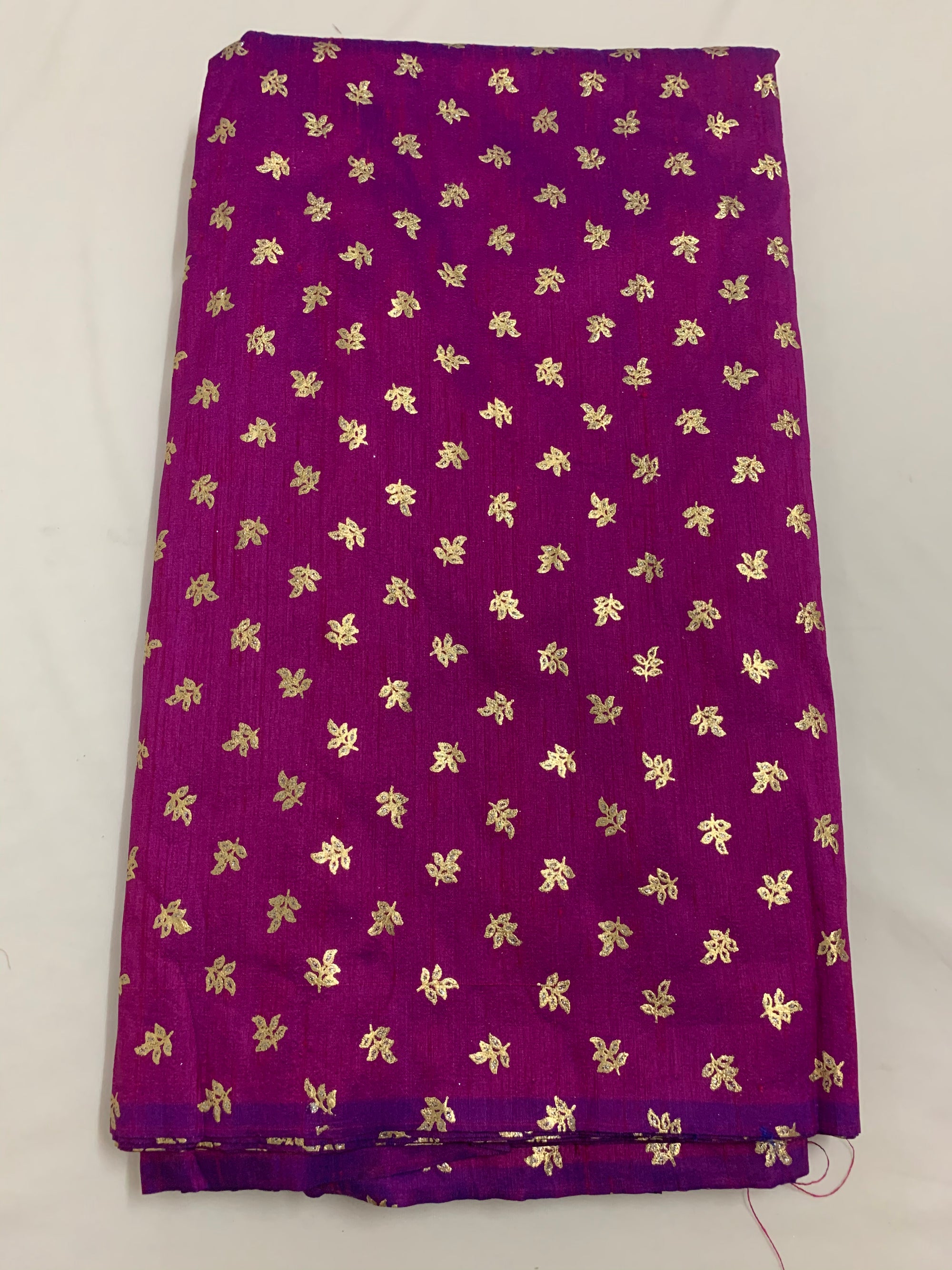 printed raw silk fabric