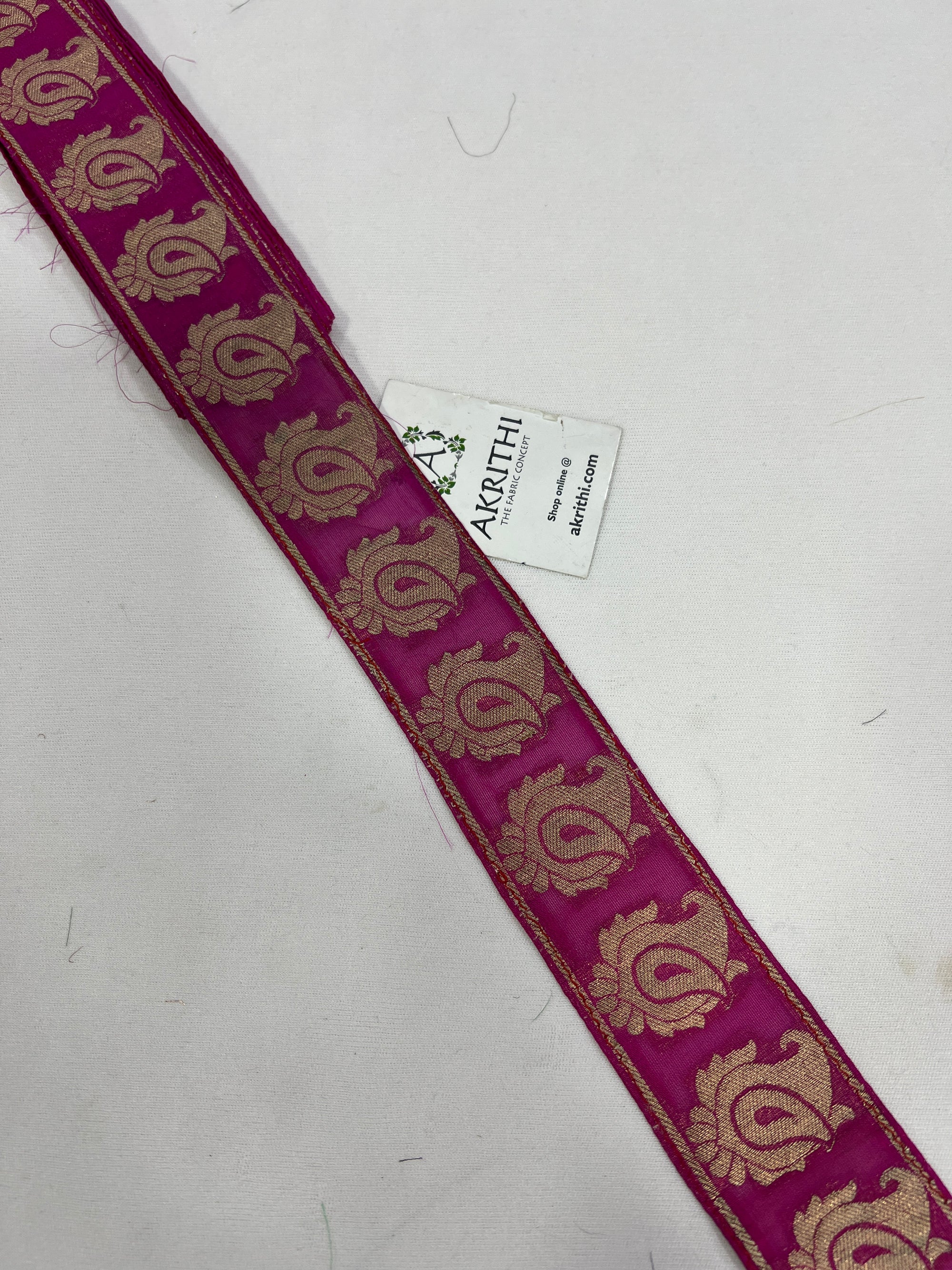 Handloom Banarasi lace 5 metres roll