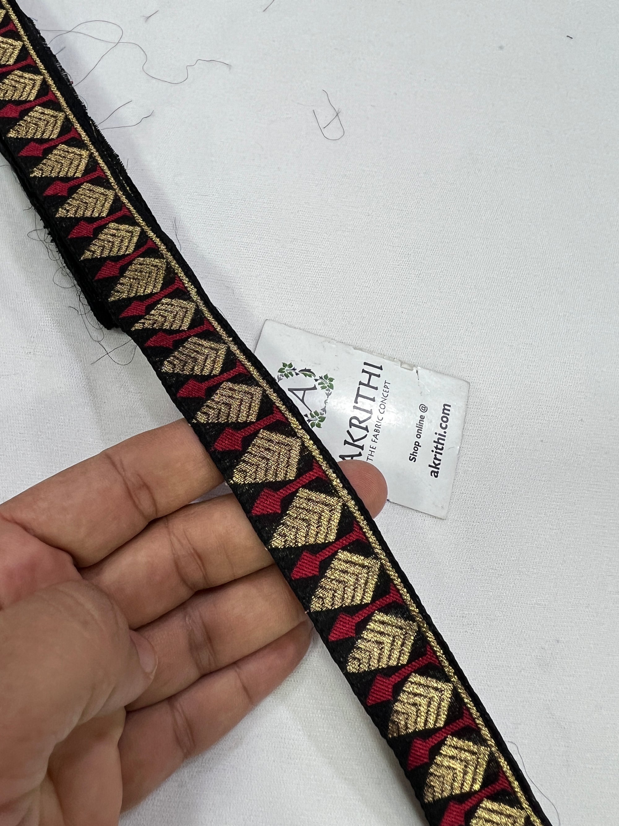 Handloom Banarasi lace 5 metres roll