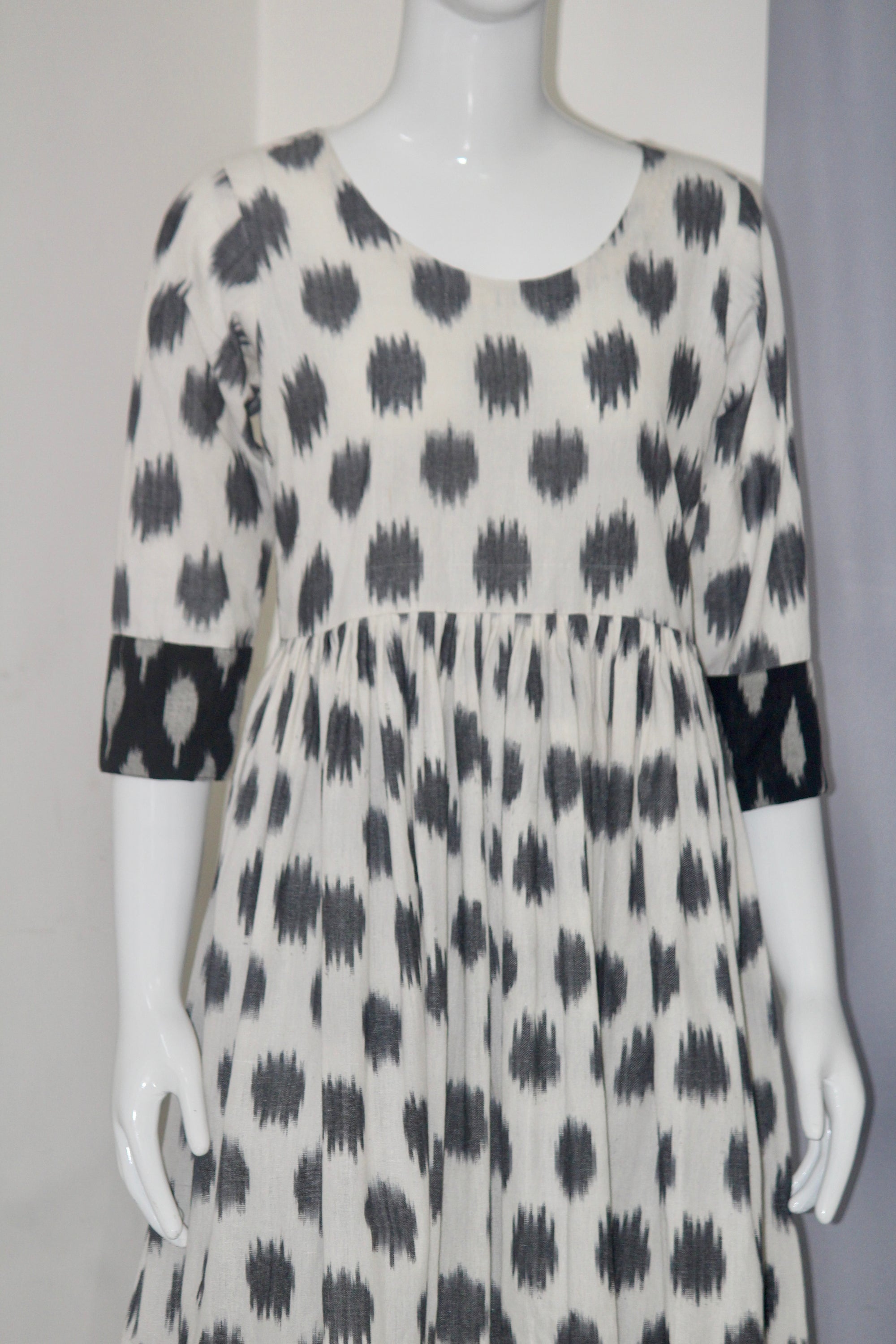 Pure cotton ikat dress
