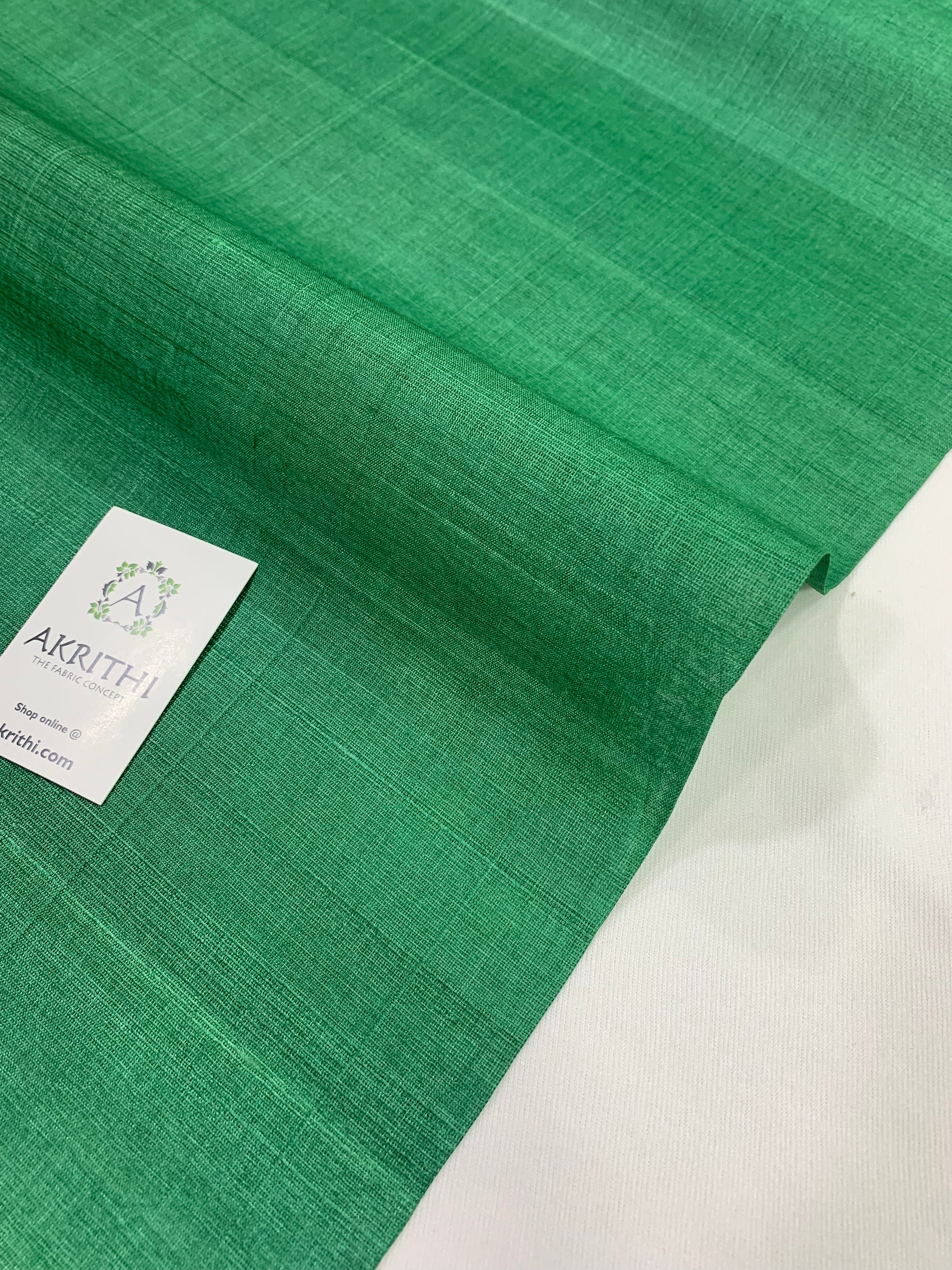Pure Tussar silk fabric