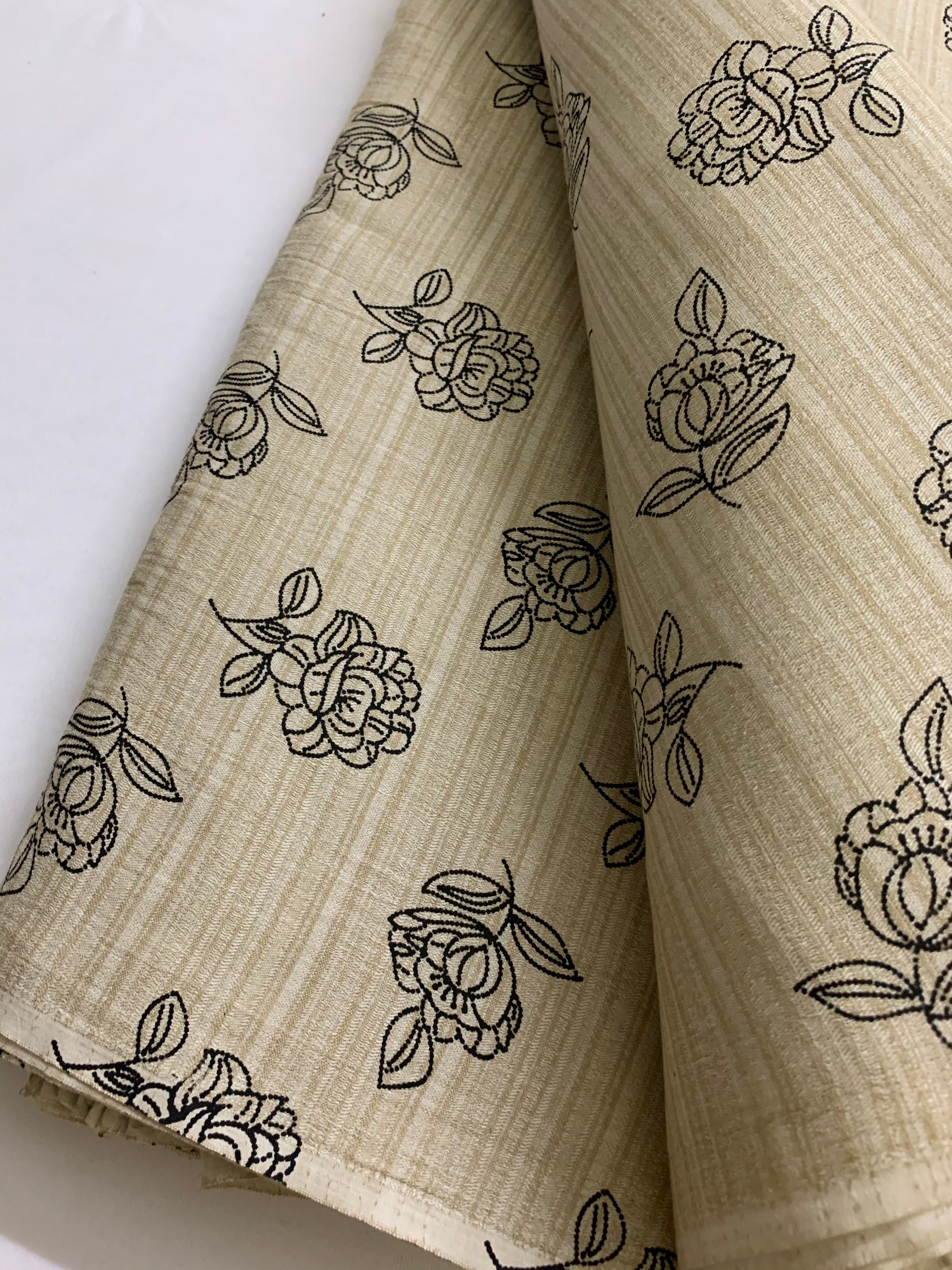 Printed kumbhi pure cotton fabric