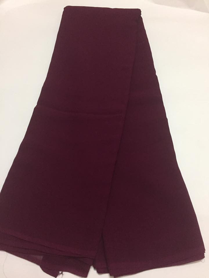 Pure silk georgette fabric