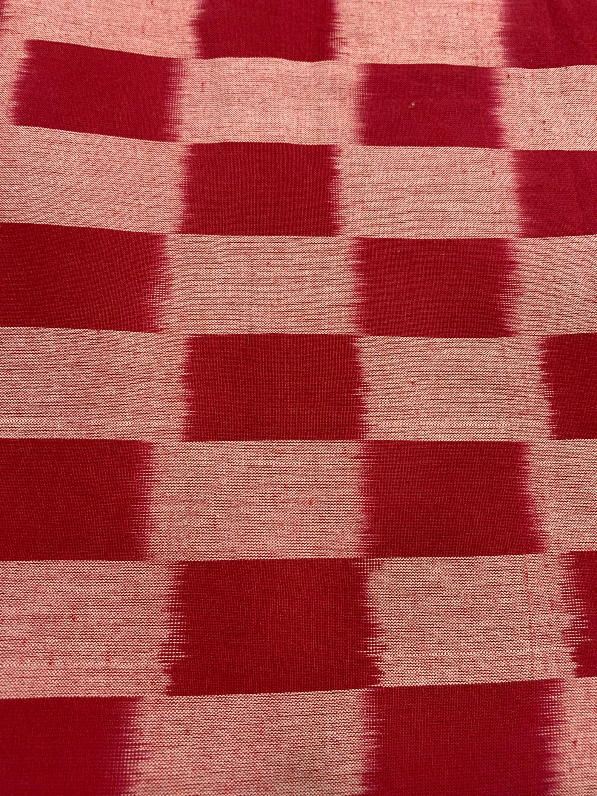 Handloom Ikat pure cotton fabric