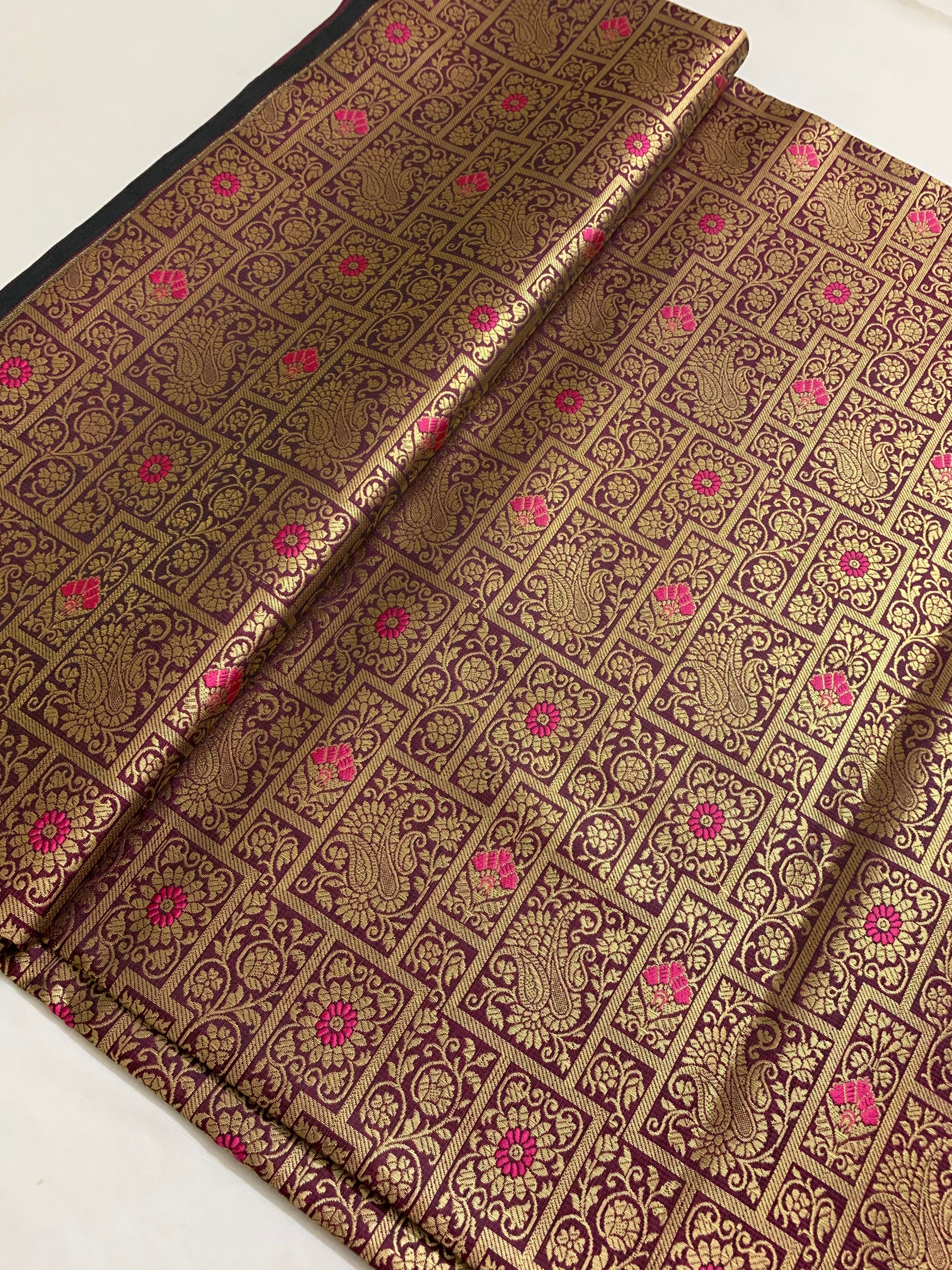 Banarasi brocade fabric