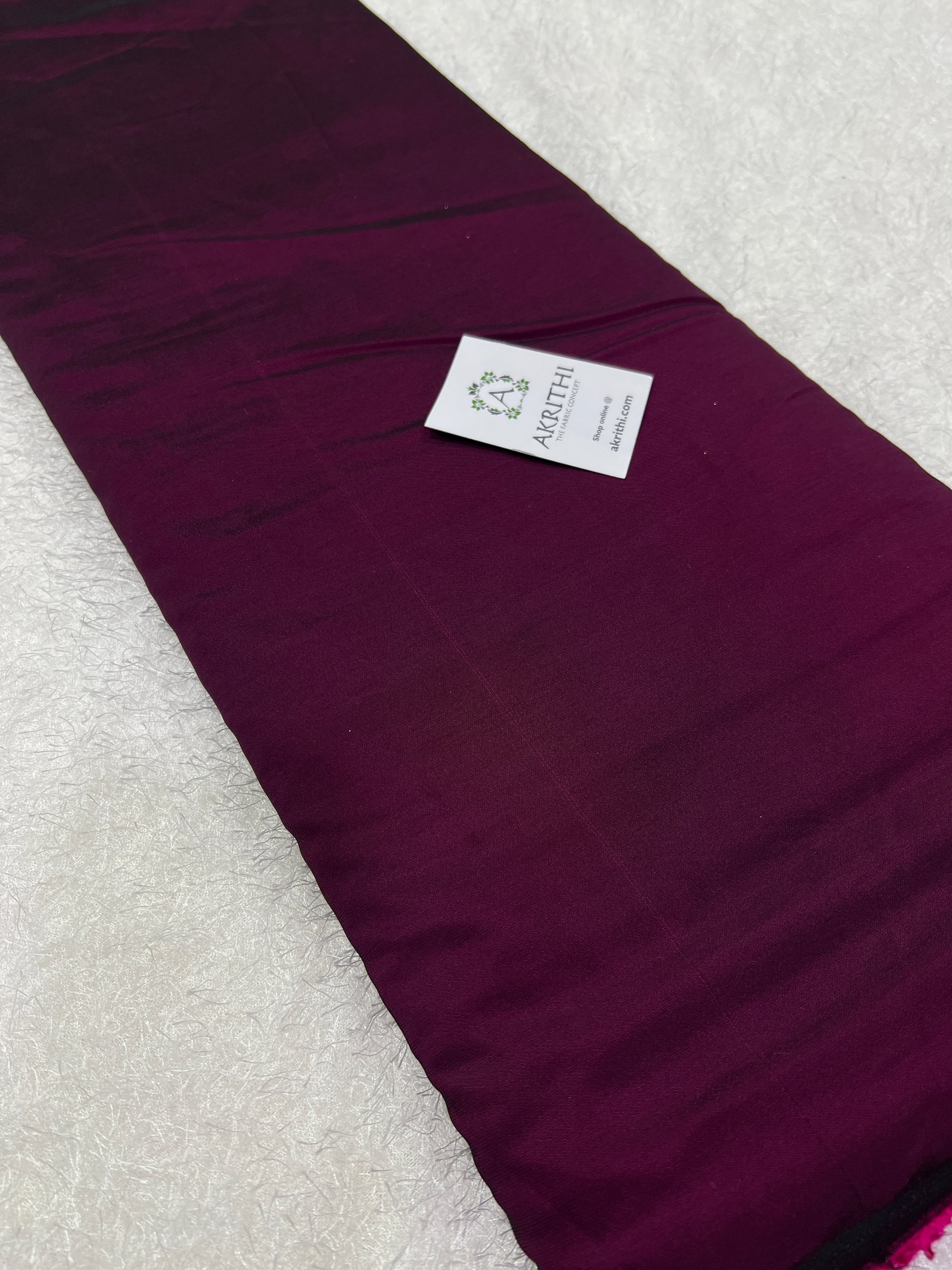 Dual tone Semi silk fabric