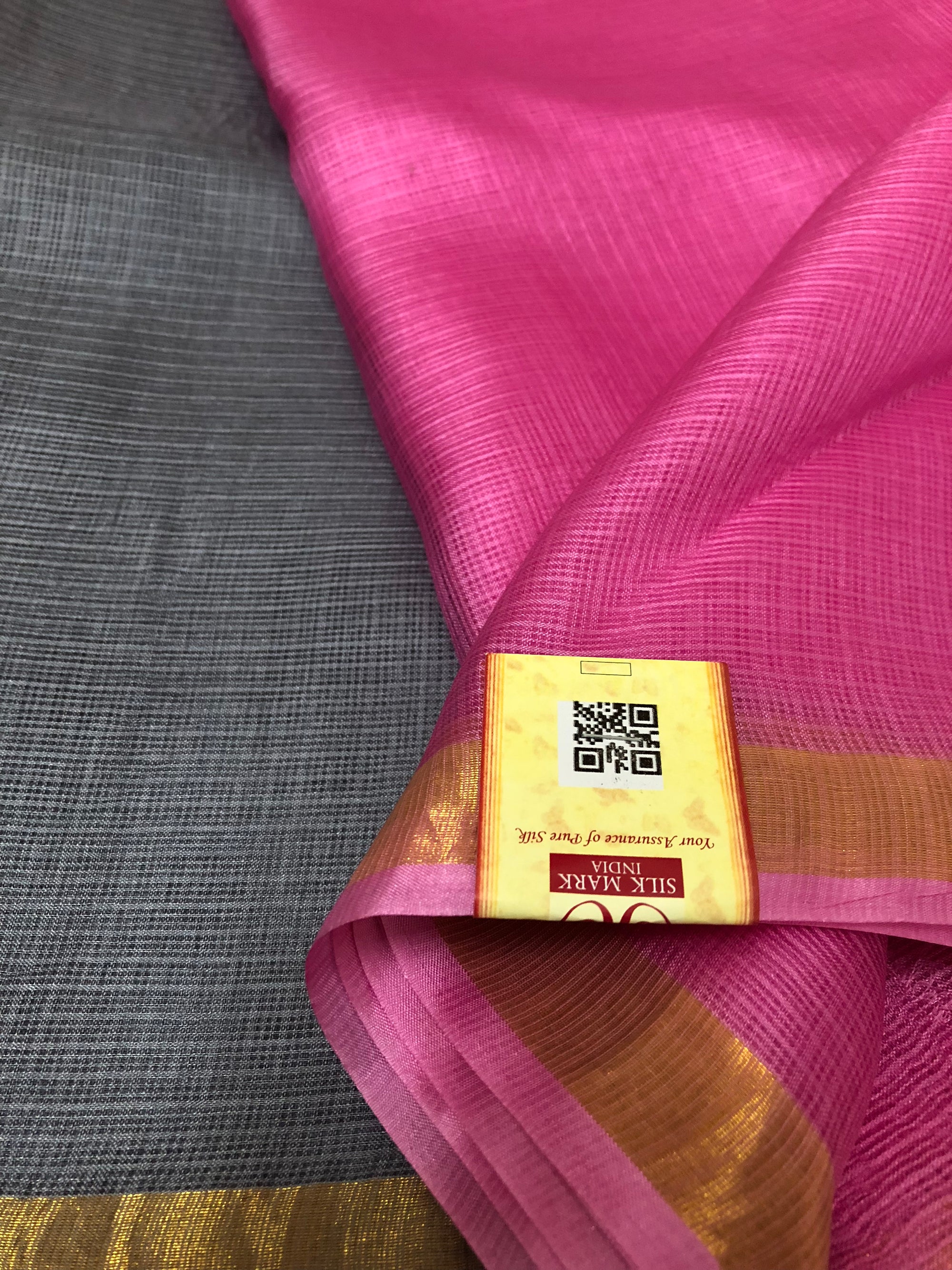 Pure kota silk double shaded saree