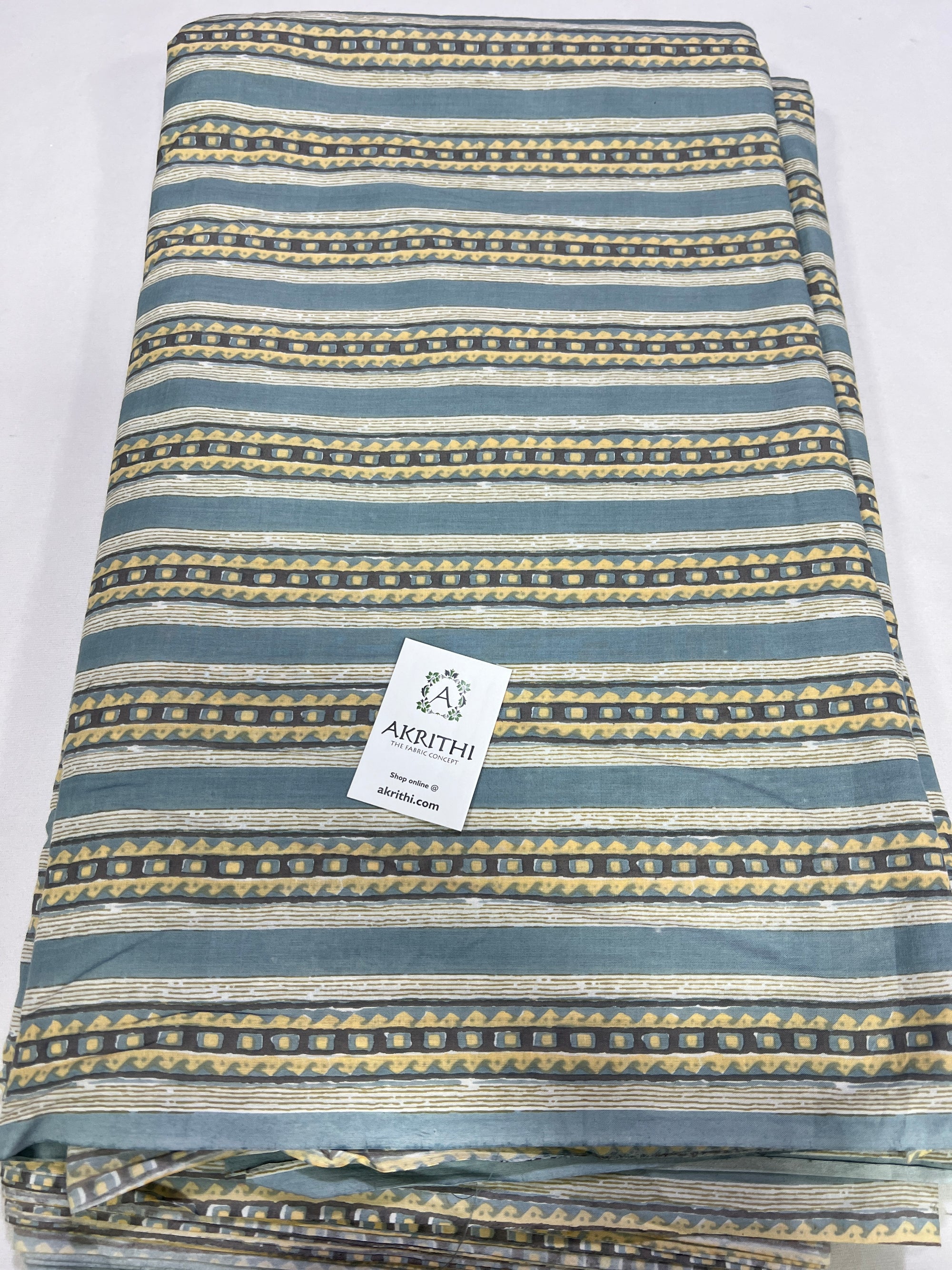 Printed pure cotton fabric