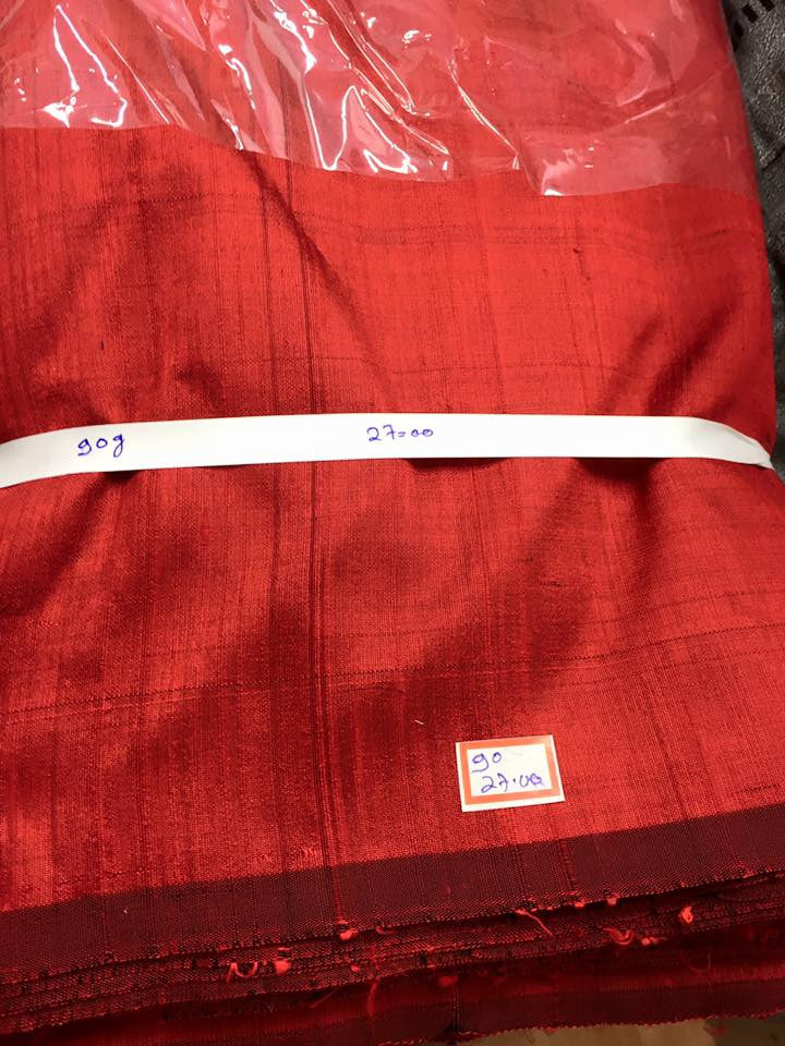 Pure raw silk
