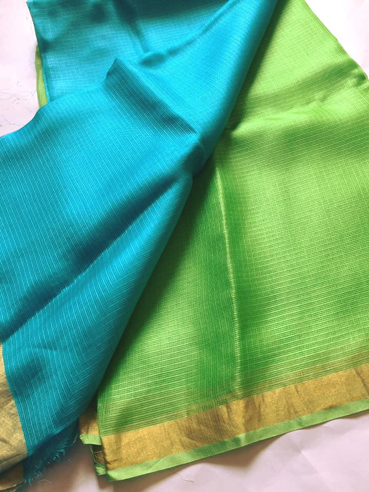 Pure kota silk double shade dupatta