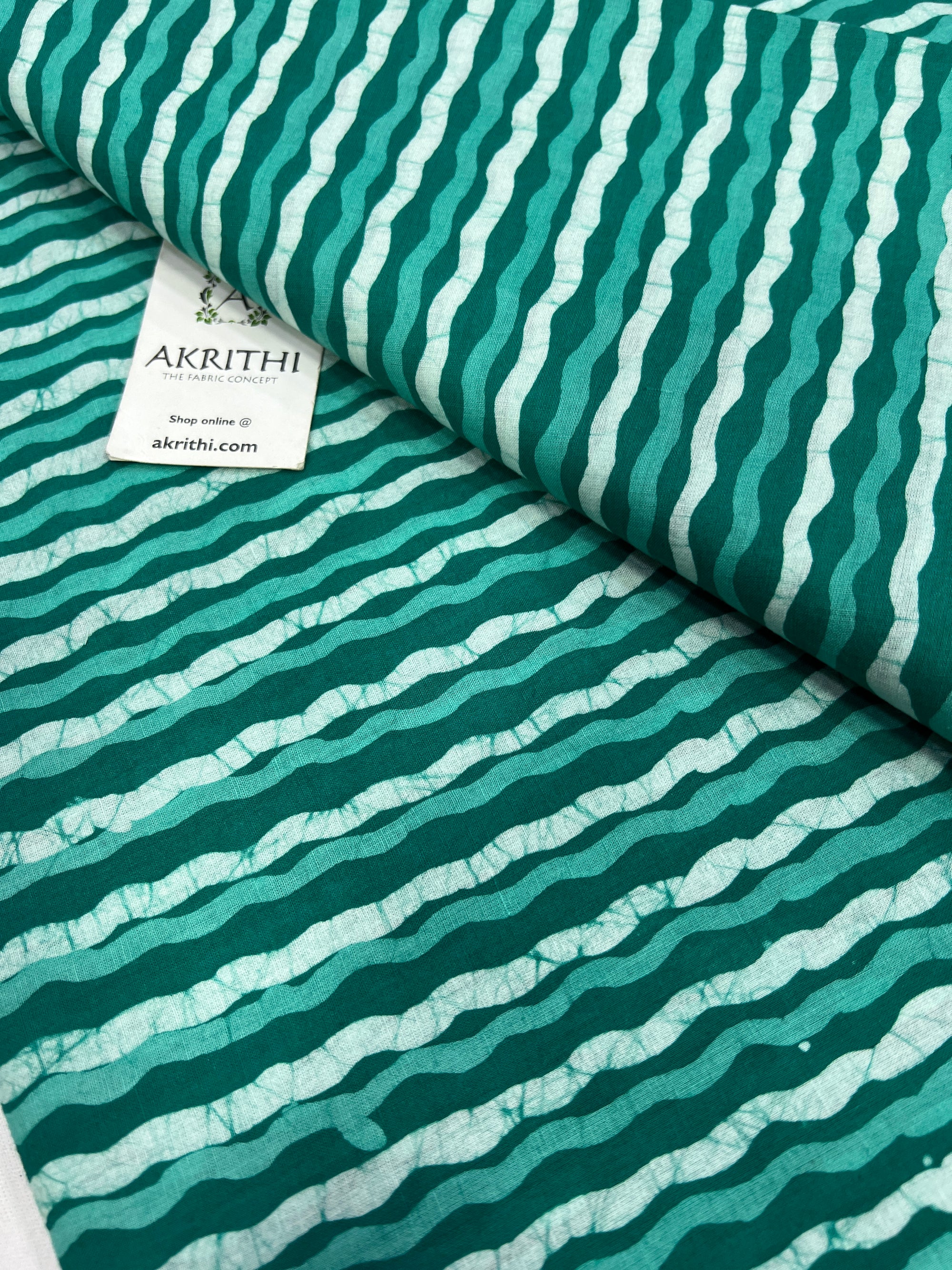 Batik pure cotton fabric 90 cms cut