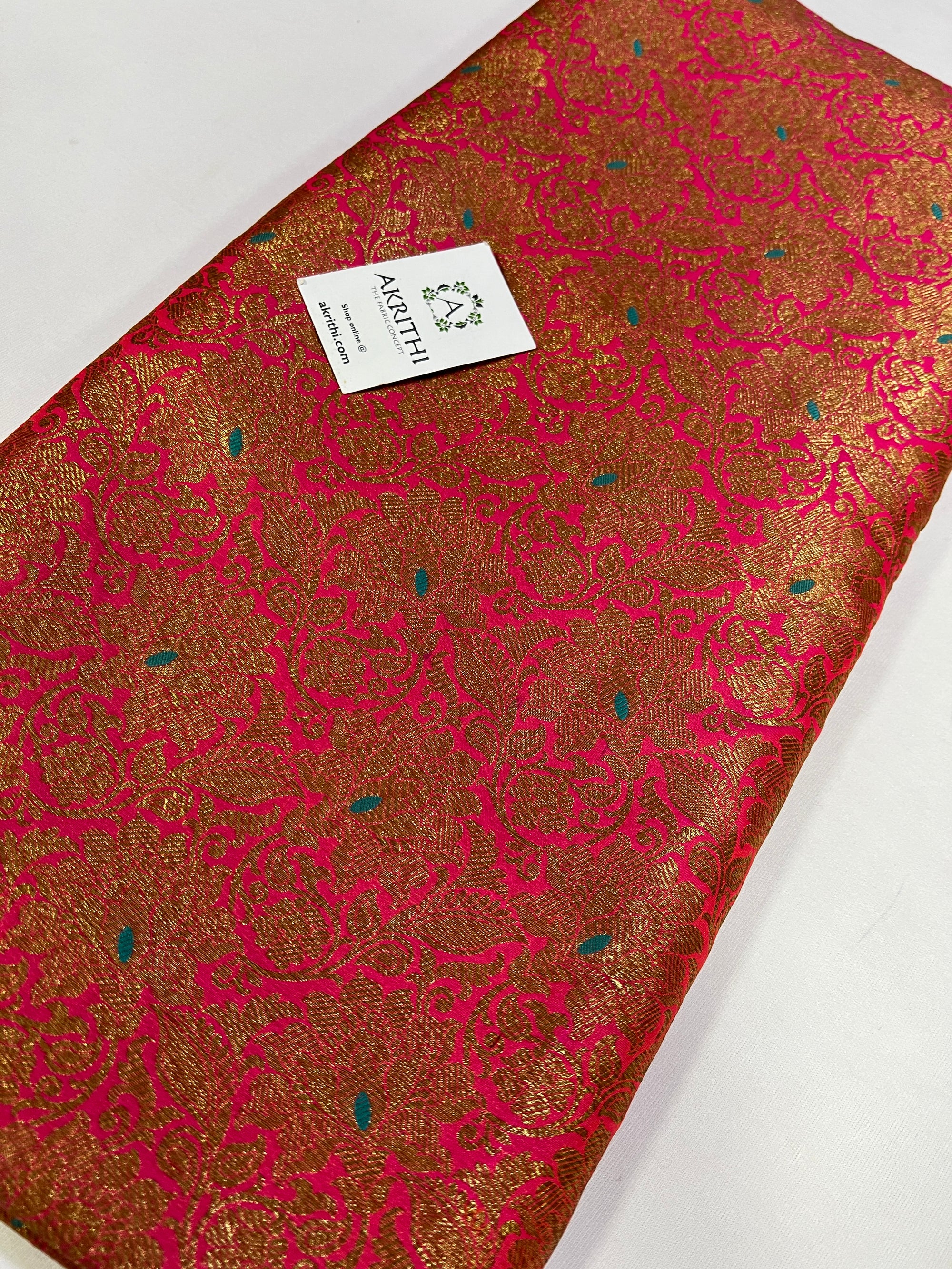 Banarasi brocade fabric antique zari