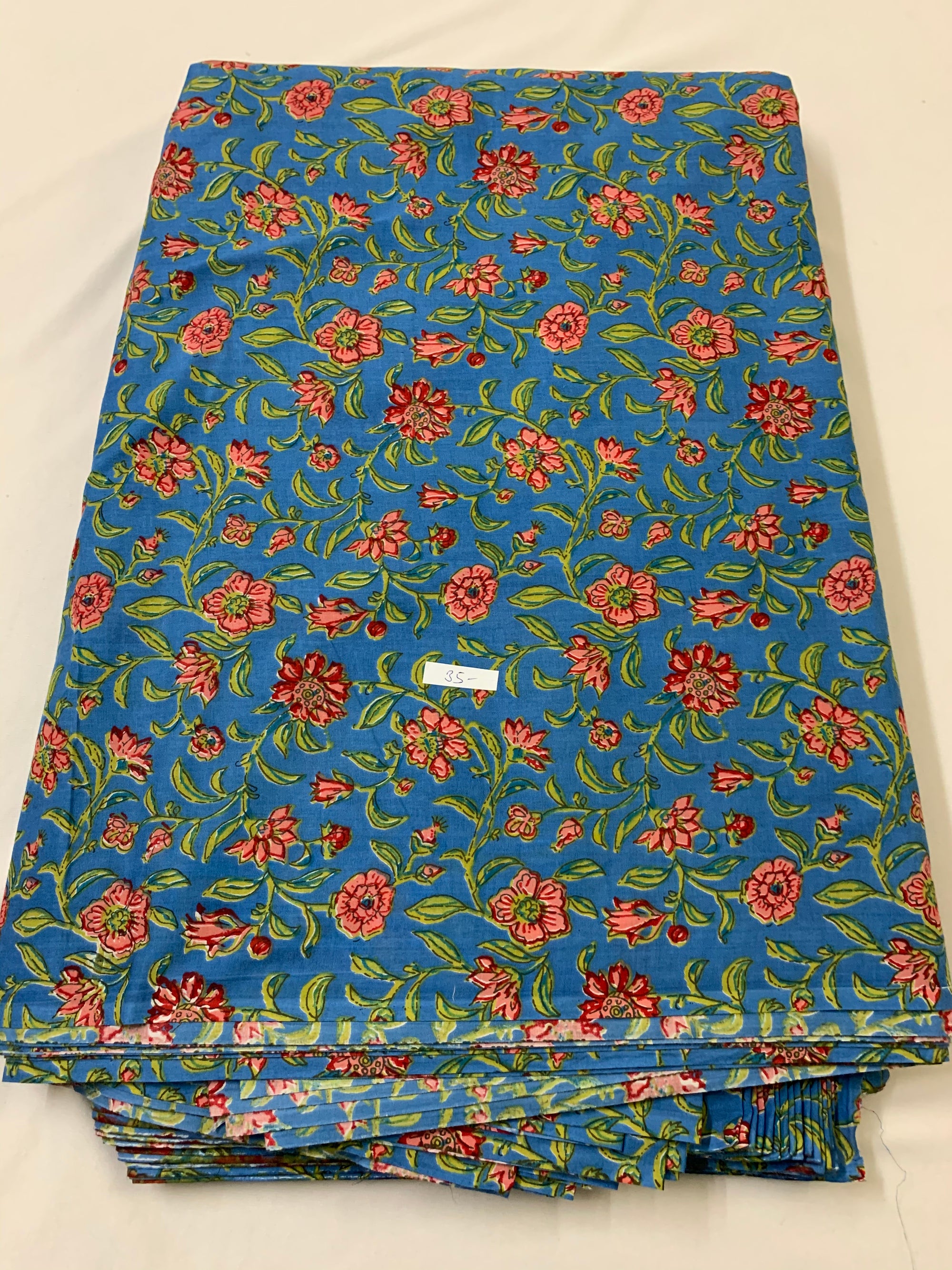 Printed pure cotton fabric