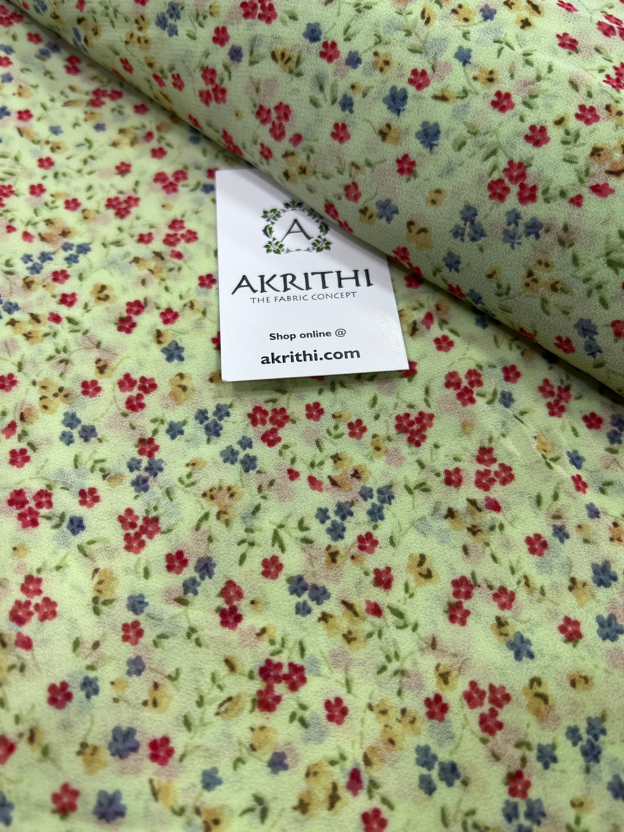 Floral printed georgette fabric 56 inches width