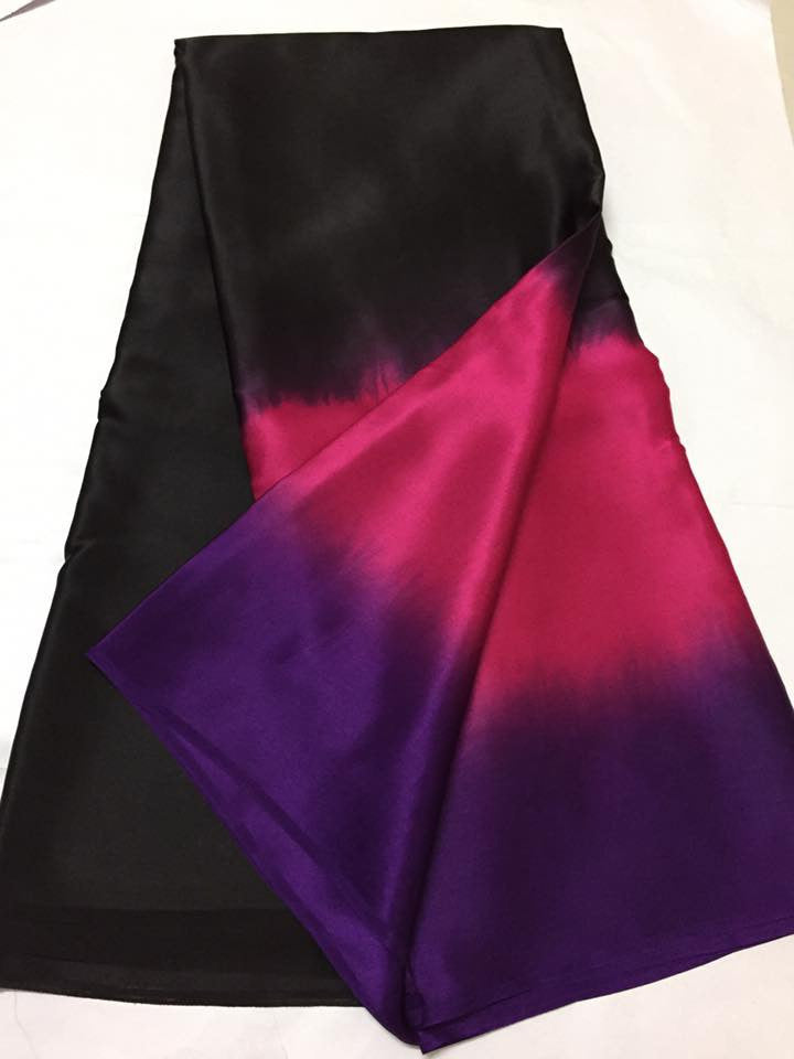 Pure silk satin saree
