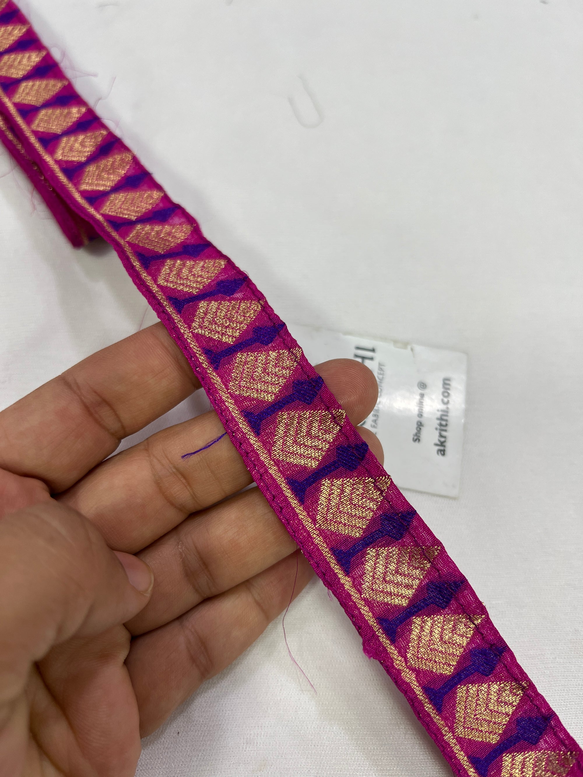 Handloom Banarasi lace 5 metres roll