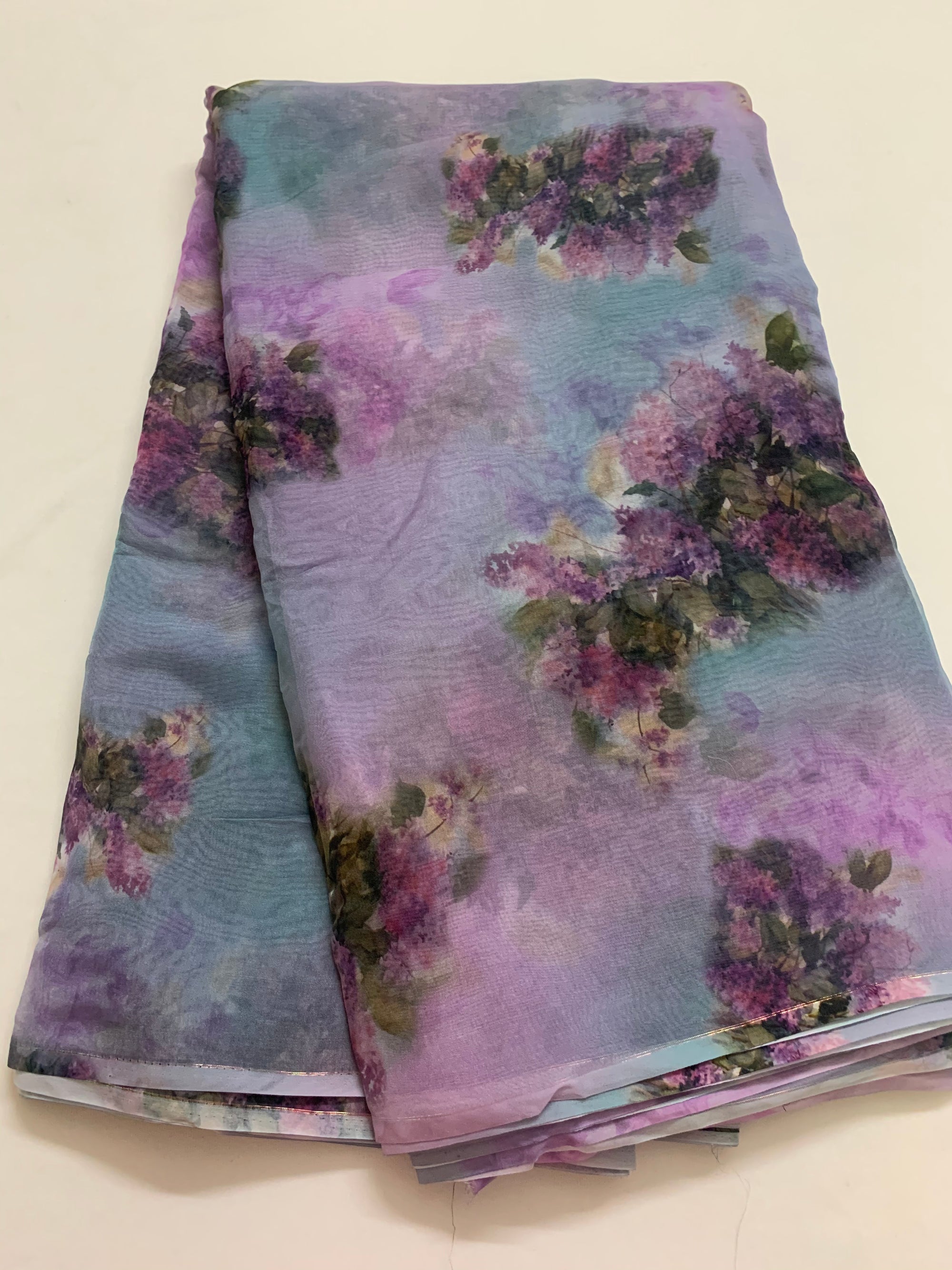 Digital Printed organza fabric