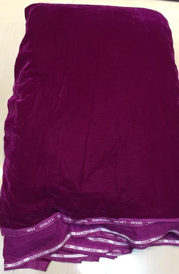 Micro velvet fabric