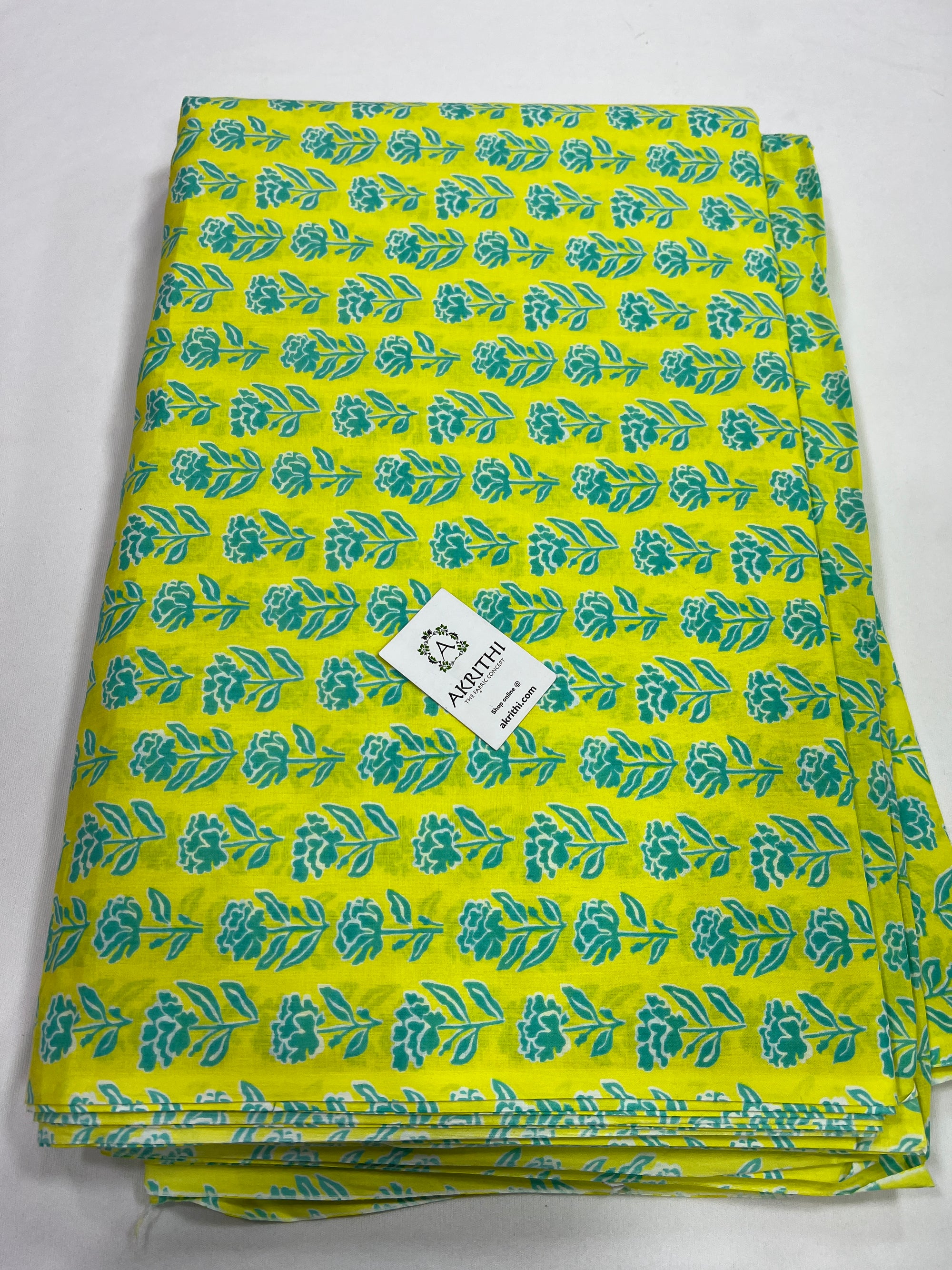 Printed pure cotton fabric