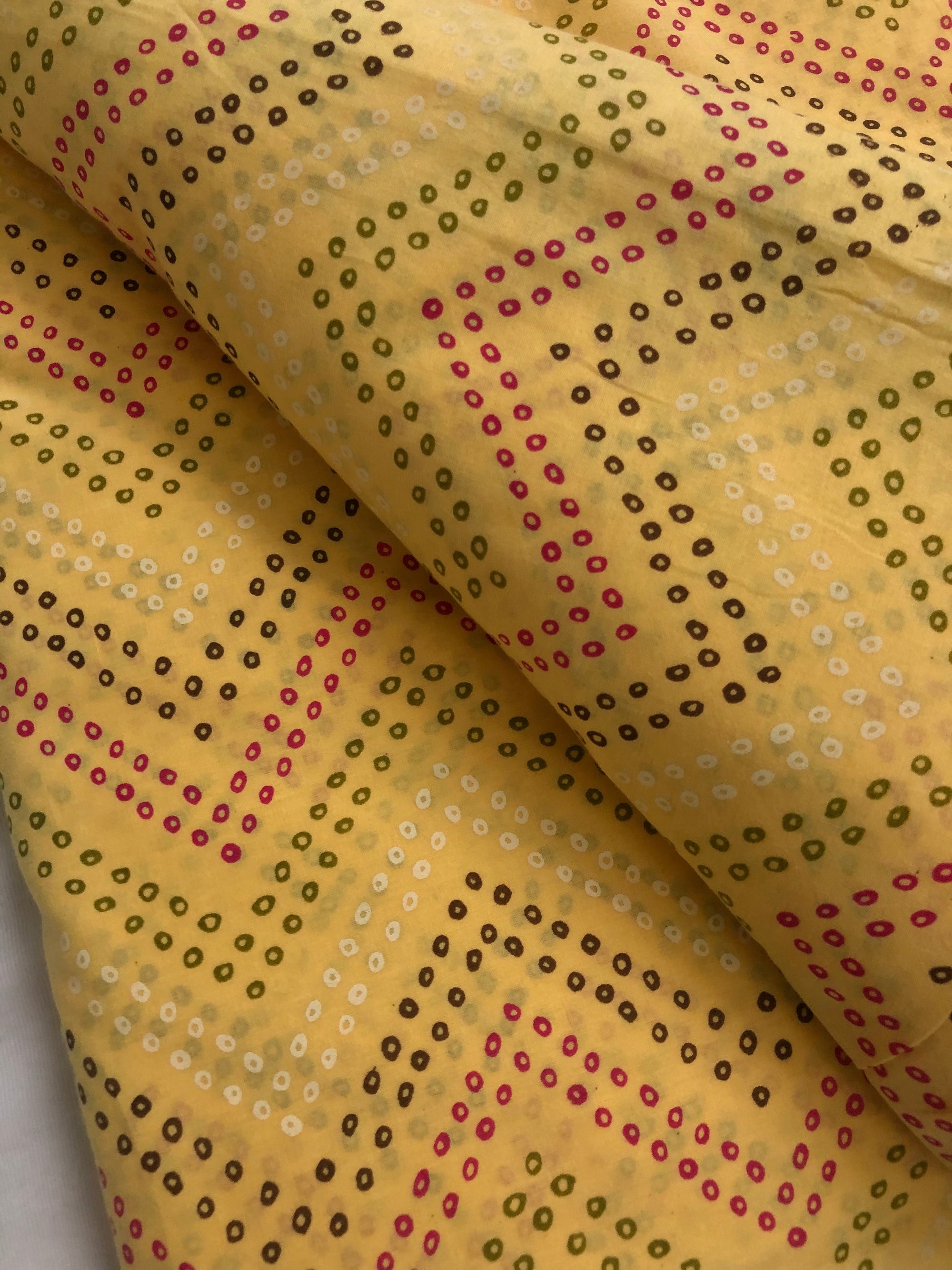 Printed cotton fabric