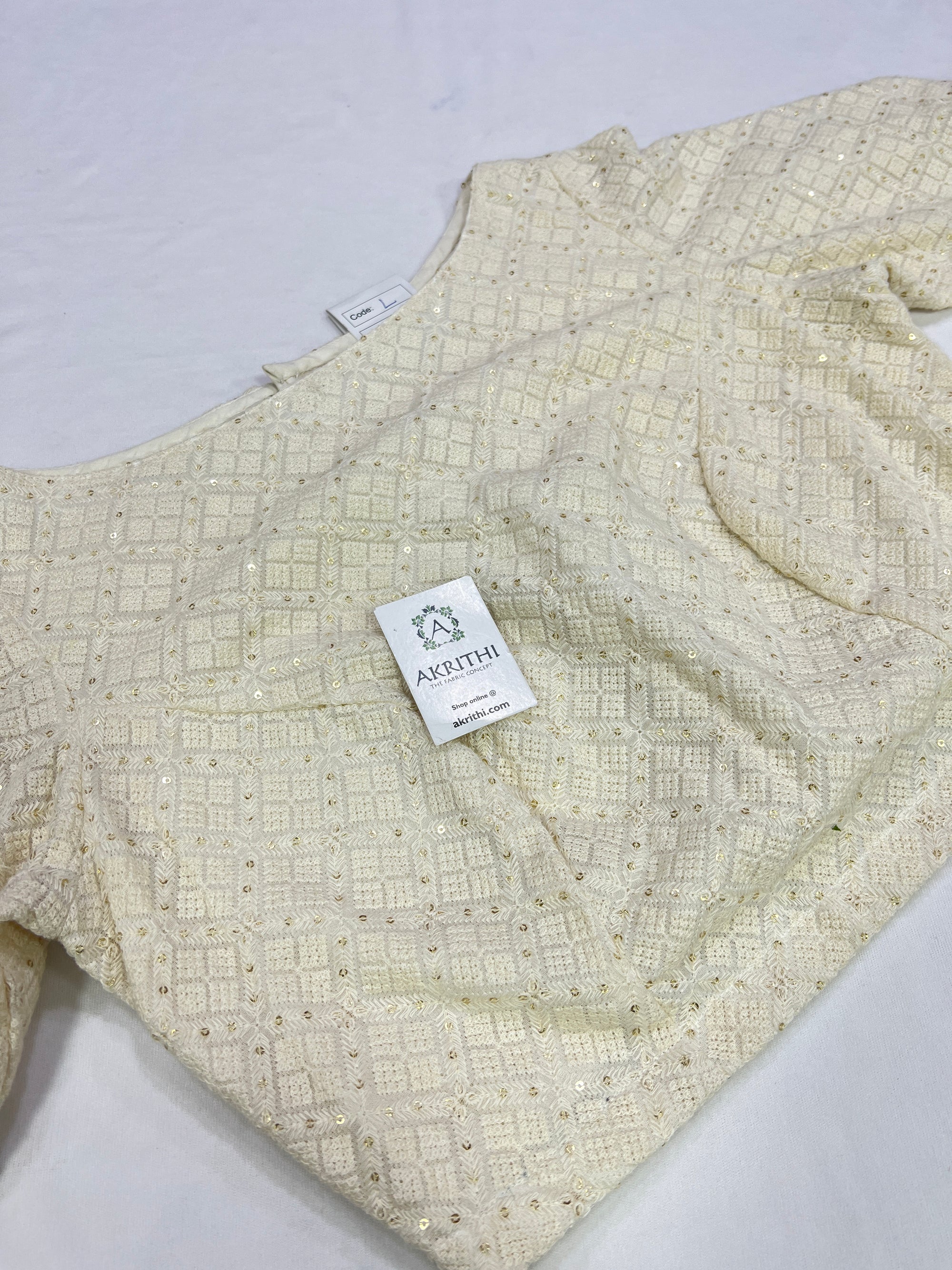 Embroidered Georgette blouse
