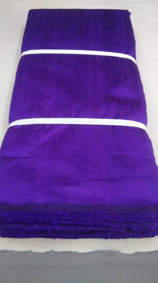 DUPION PURE RAW SILK FABRIC
