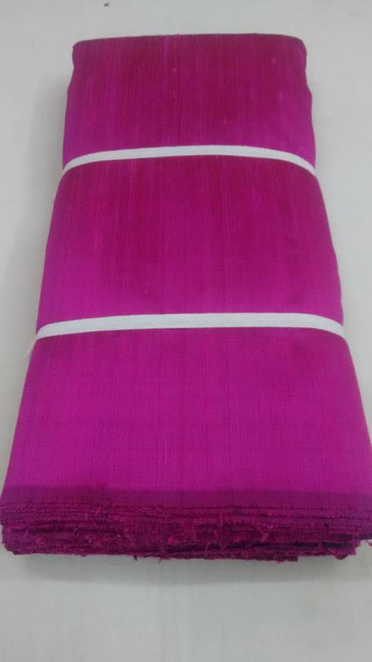 DUPION PURE RAW SILK FABRIC