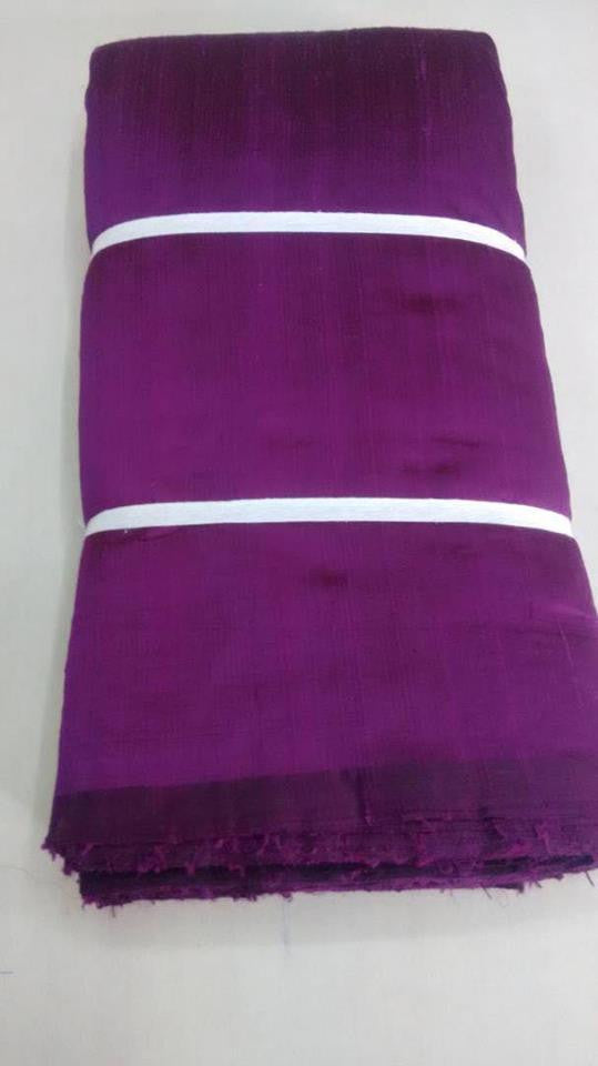 DUPION PURE RAW SILK FABRIC