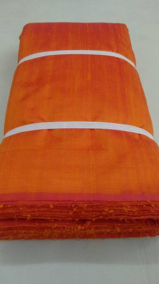 Dupion pure raw silk 100 grams