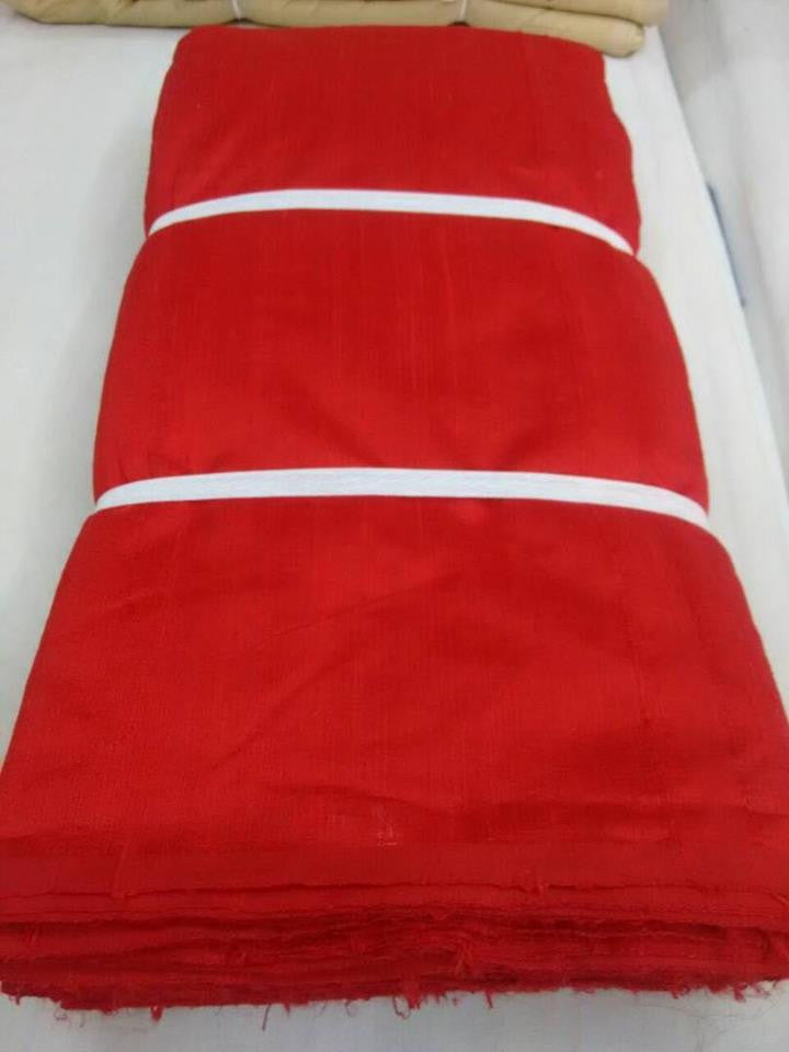 DUPION PURE RAW SILK FABRIC
