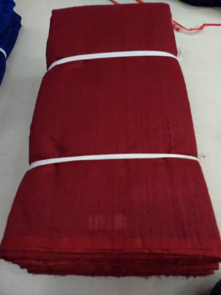 DUPION PURE RAW SILK FABRIC