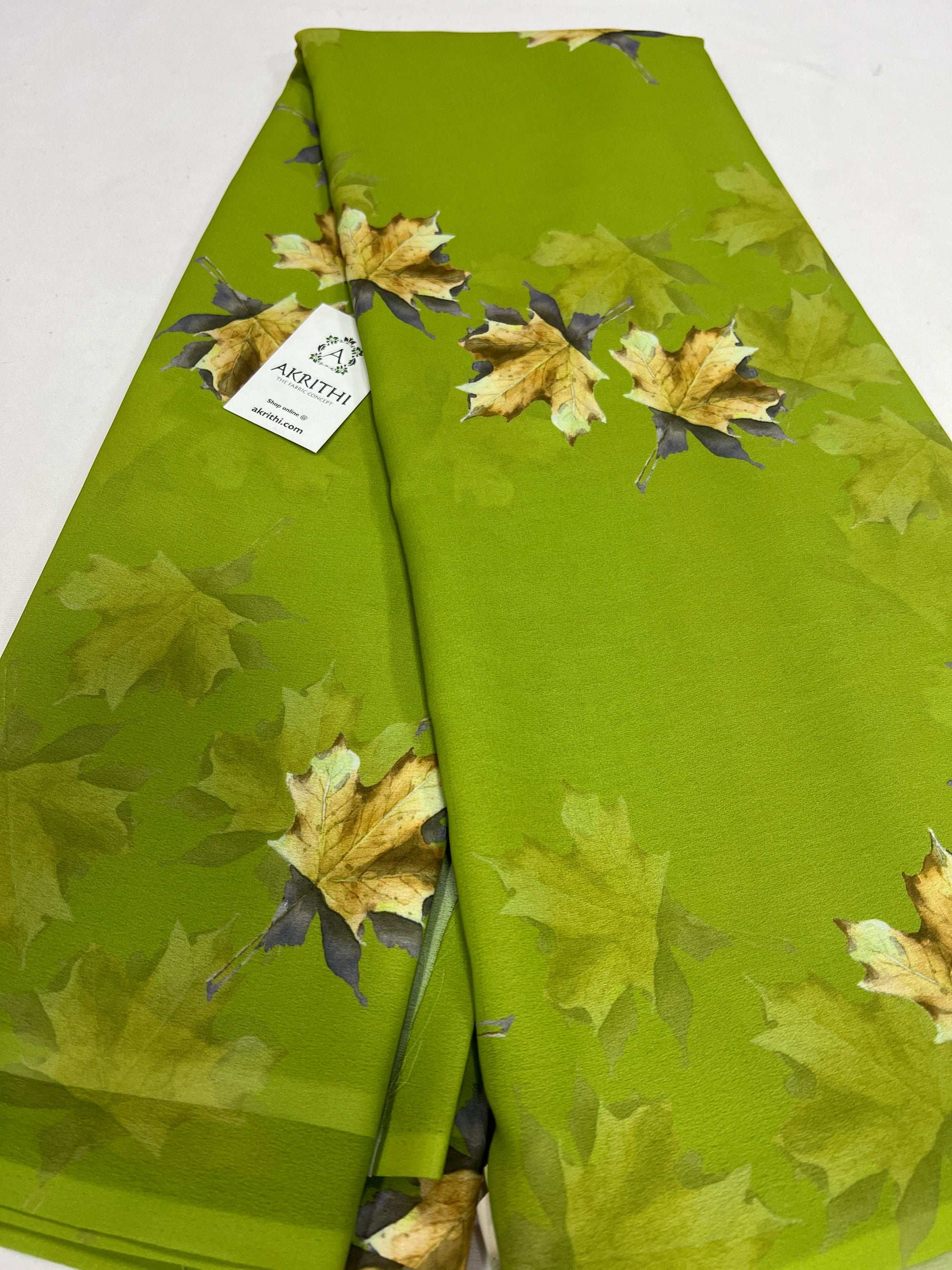Digital printed georgette saree