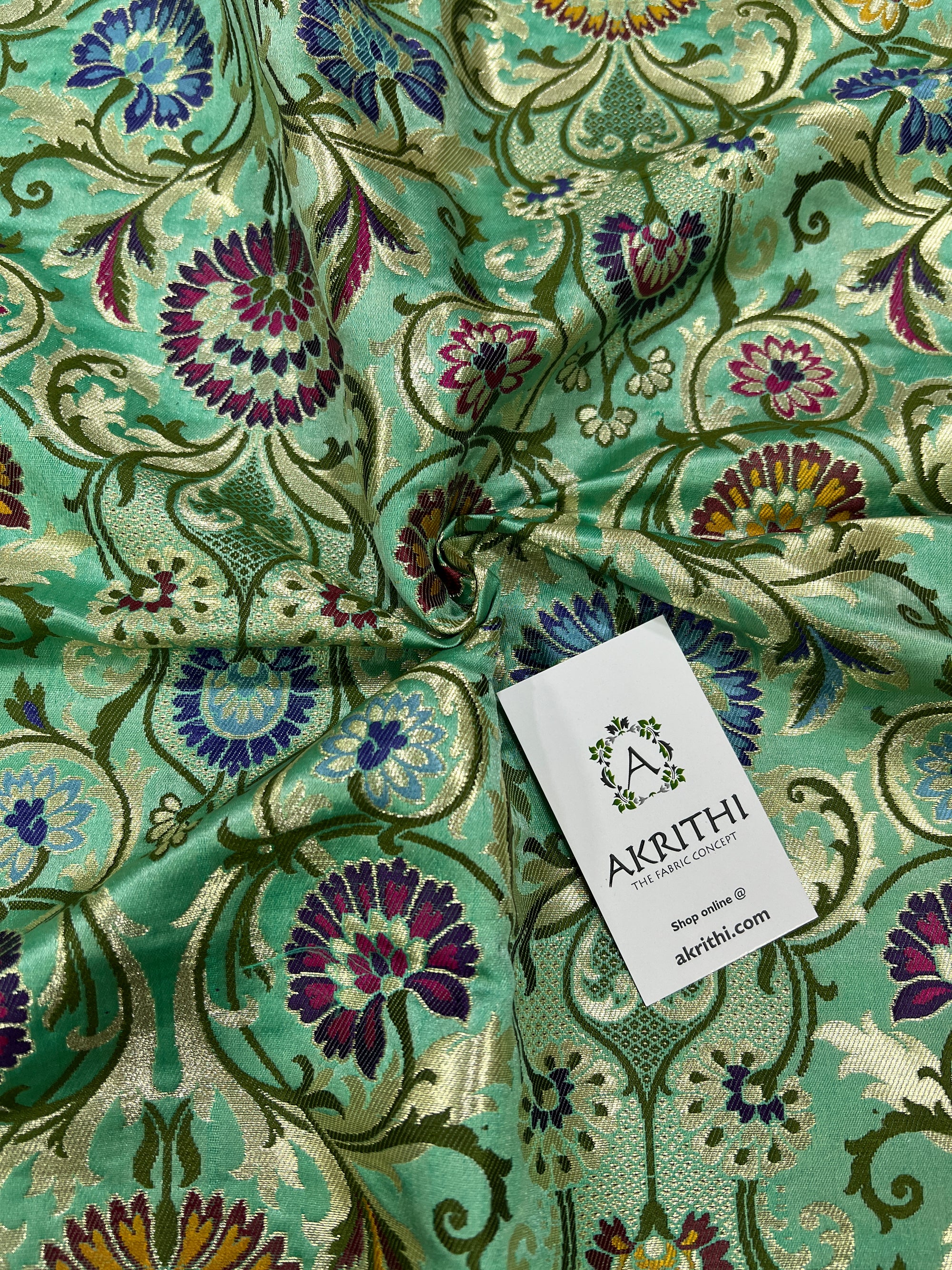 Banarasi fabric 50 cms cut