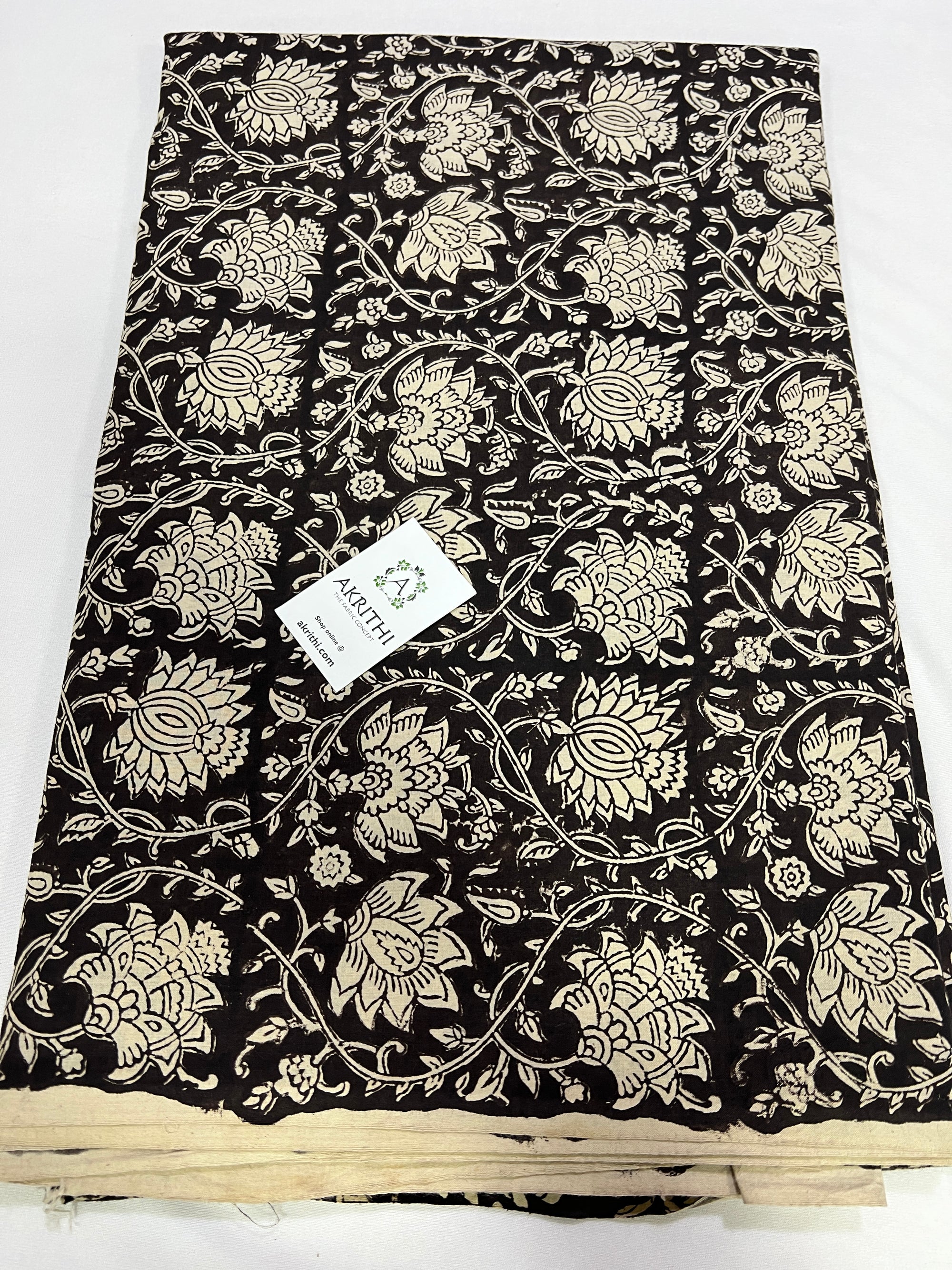 Hand block Printed pure cotton fabric