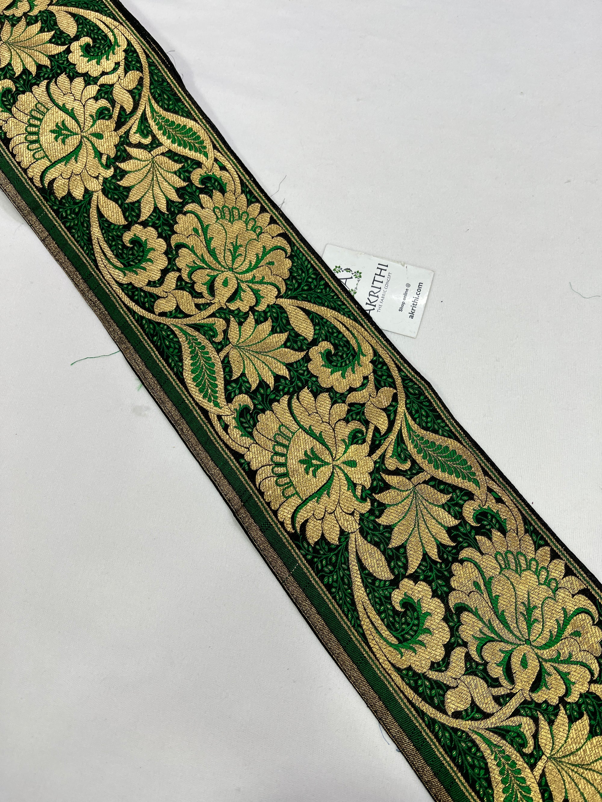 Handloom Banarasi lace 5 metres roll
