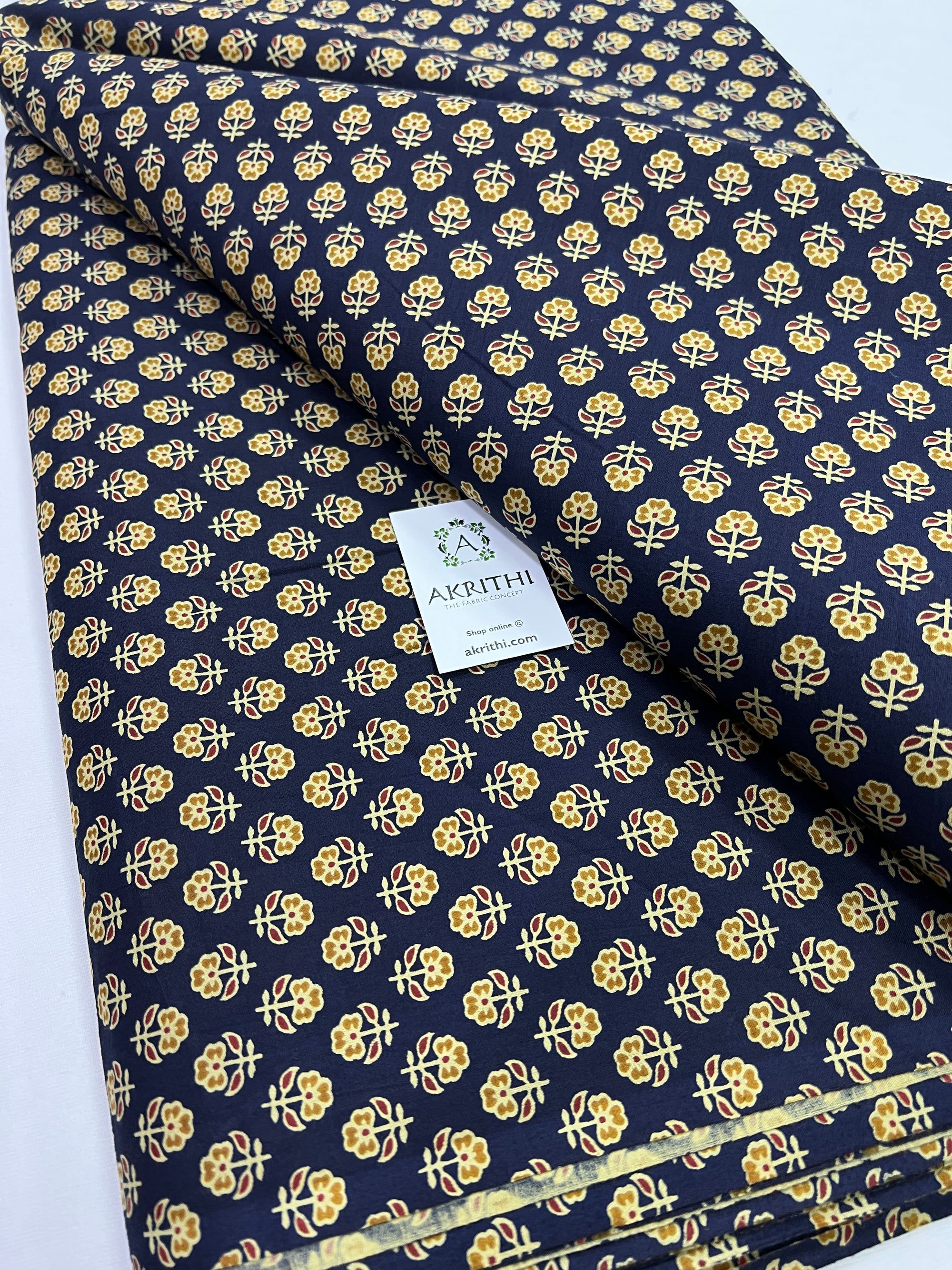Printed pure cotton