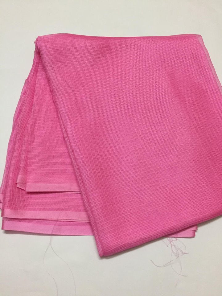 Pure silk Kota kurta fabric