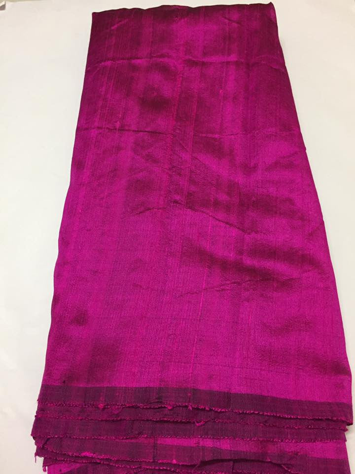 Pure raw silk