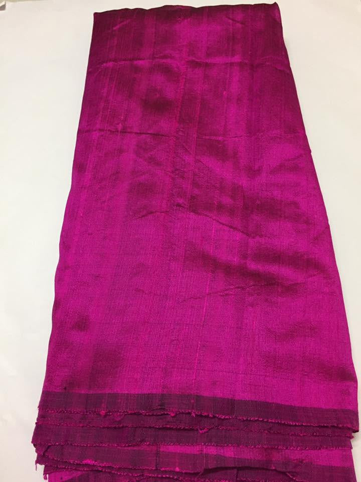 Pure raw silk