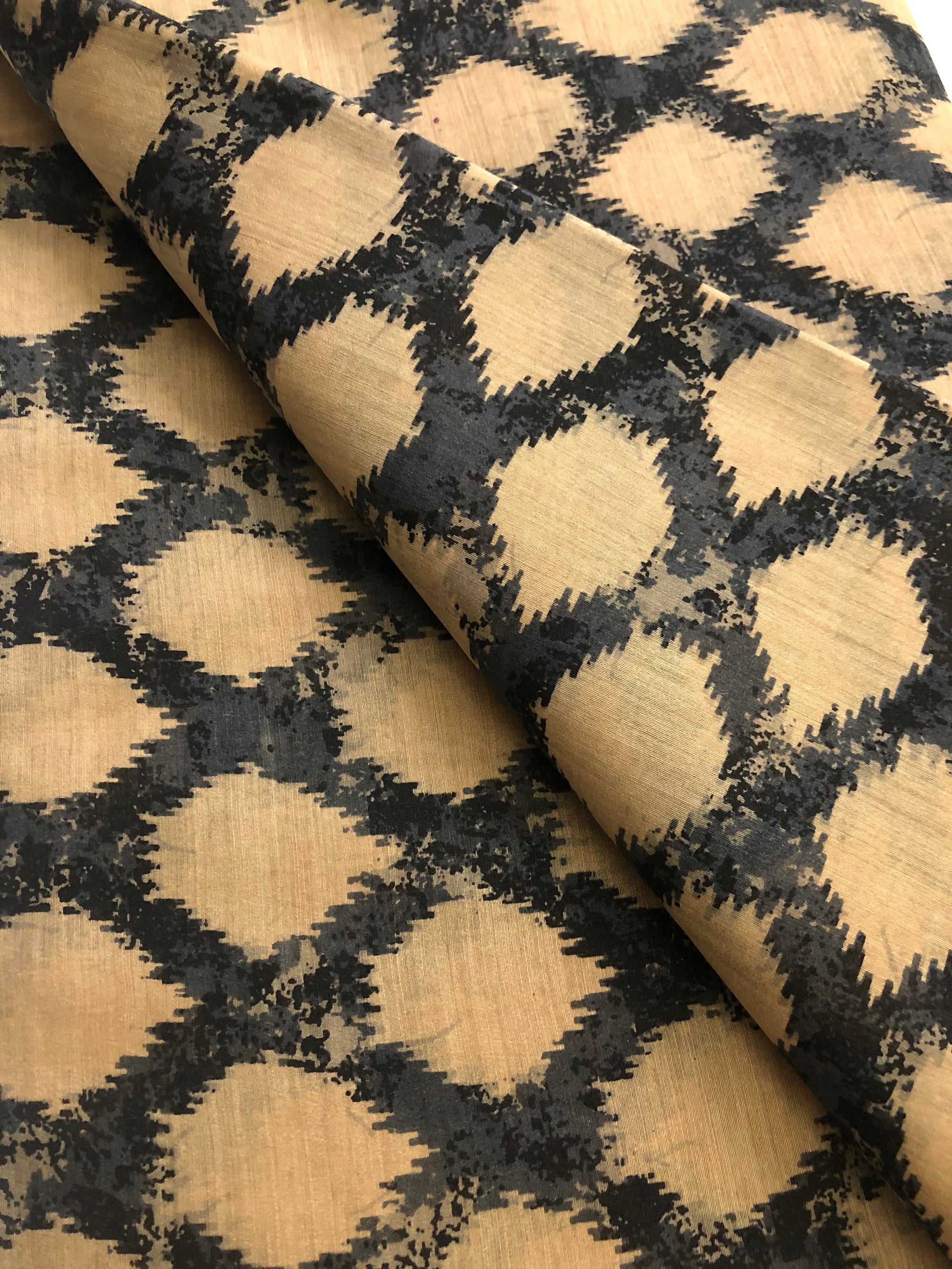 Printed handloom pure munga silk saree