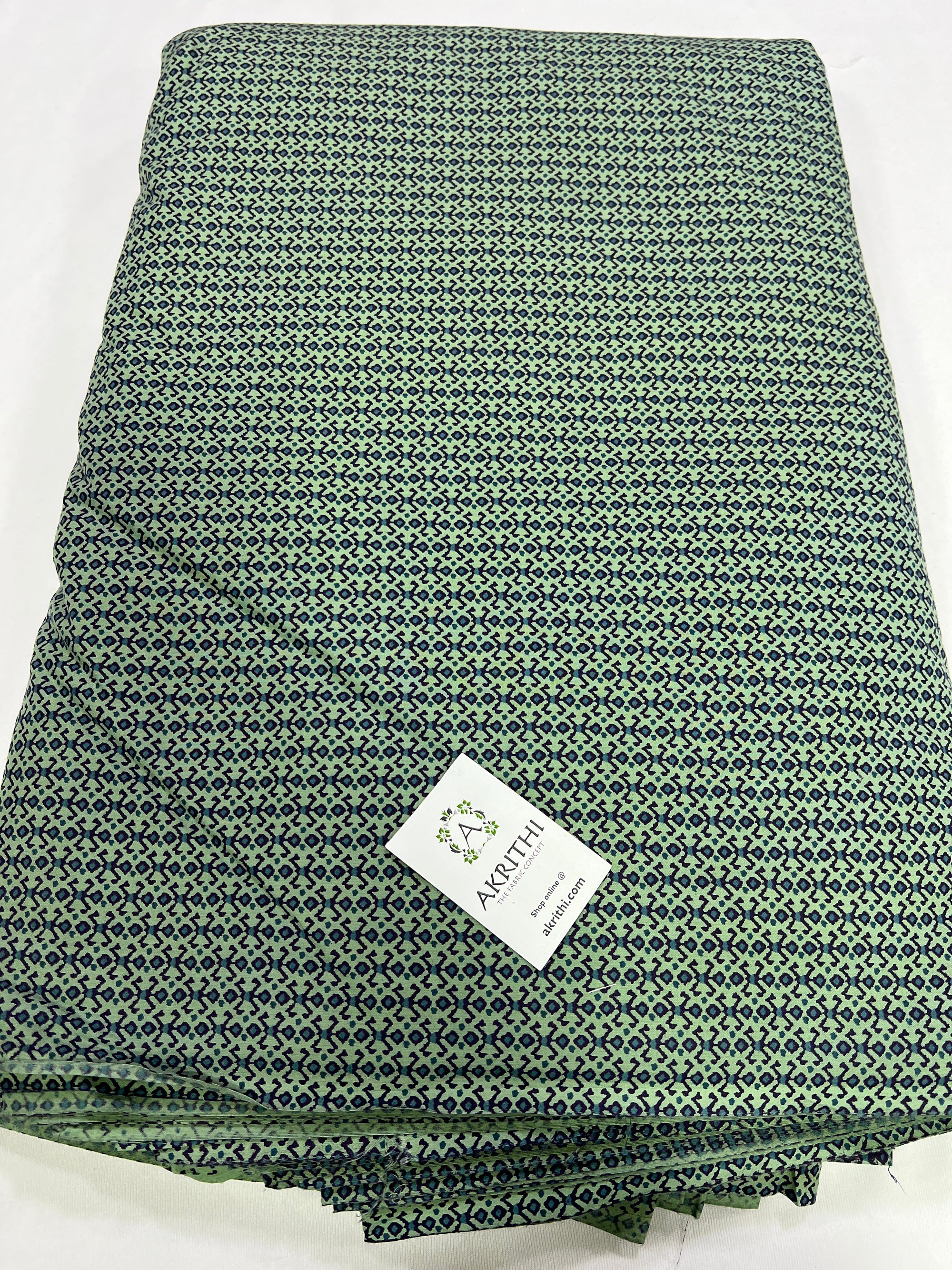 Printed pure cotton fabric