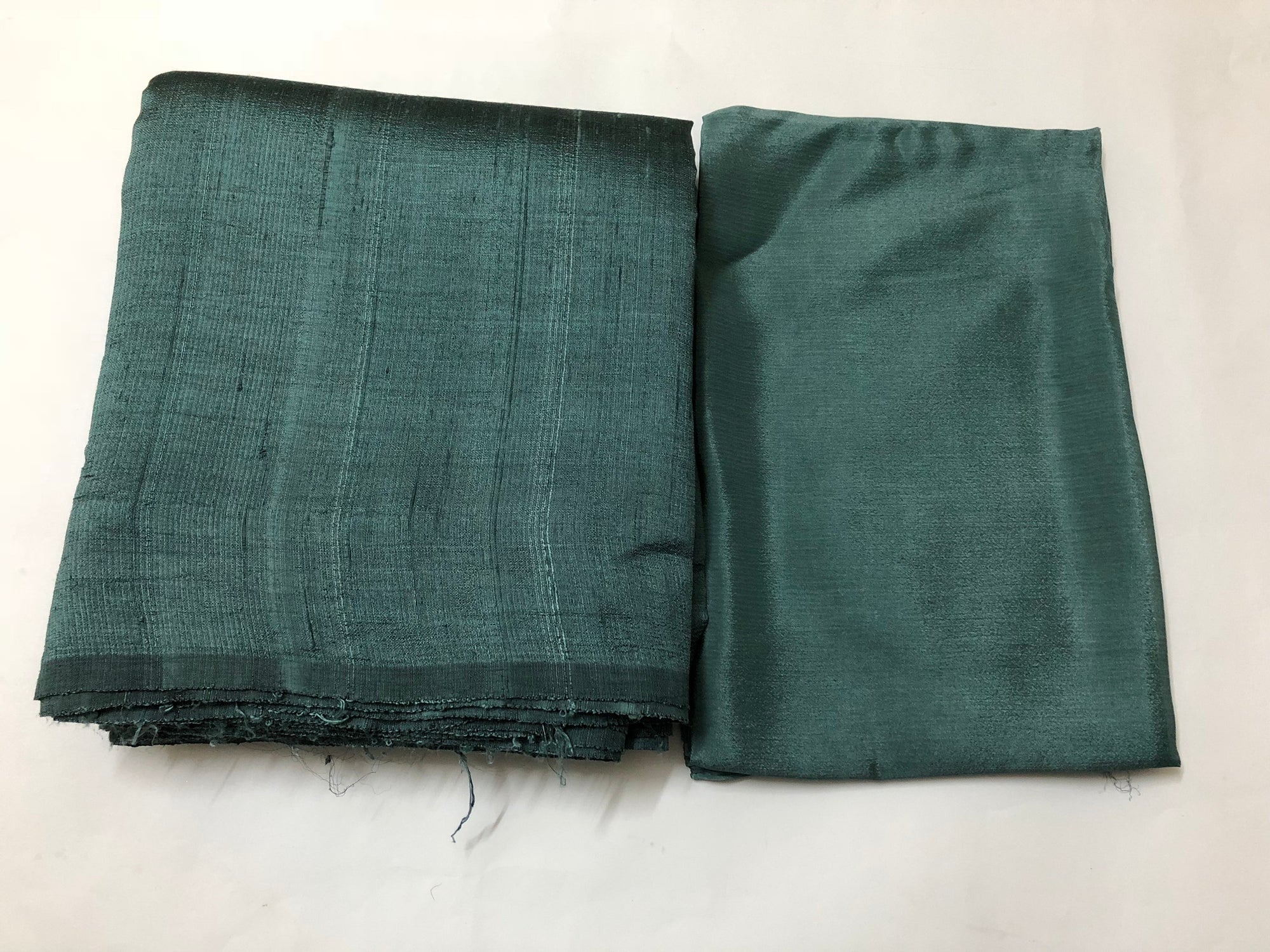 Pure raw silk kurta with chinon dupatta
