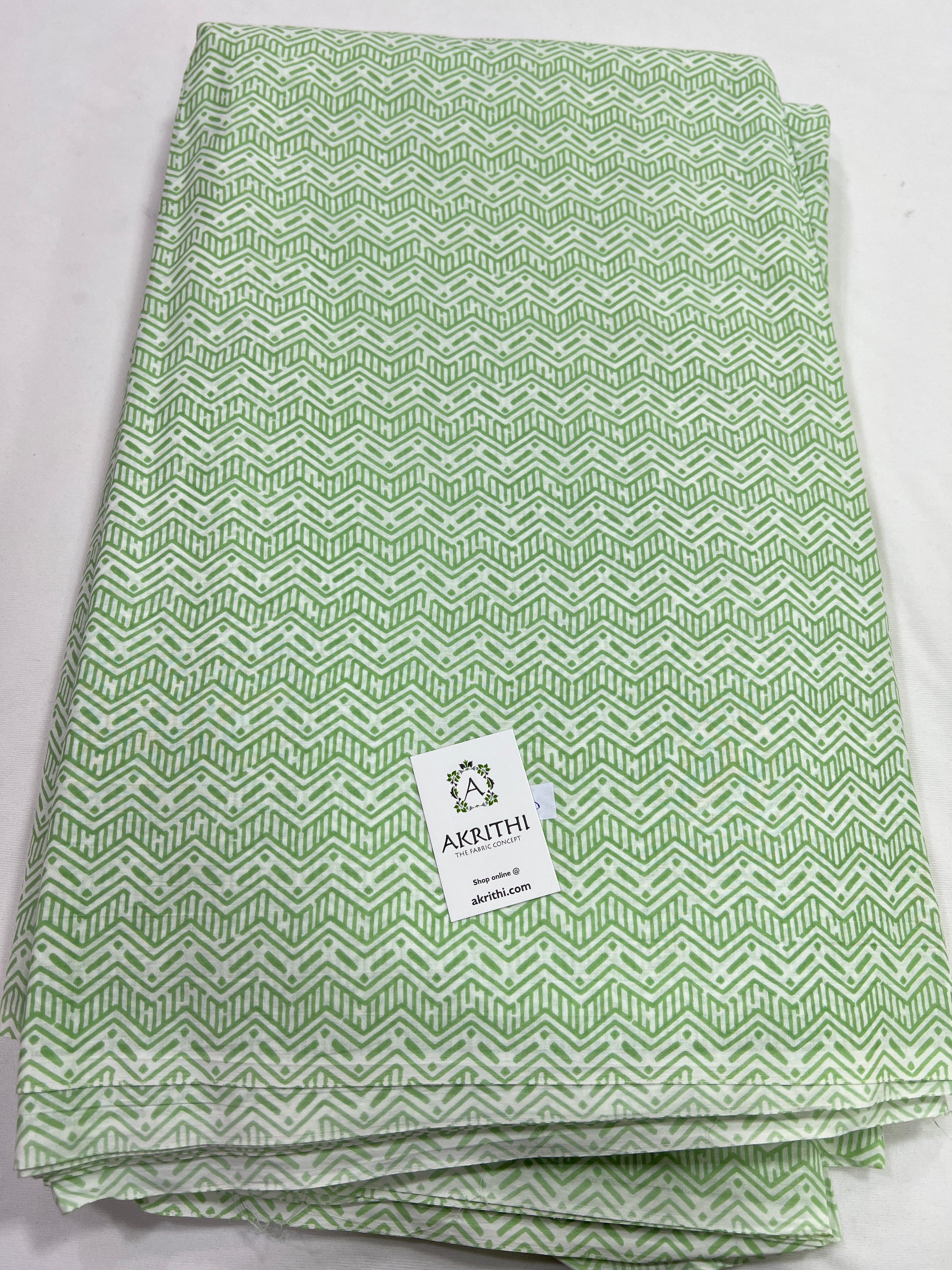 Printed pure cotton fabric