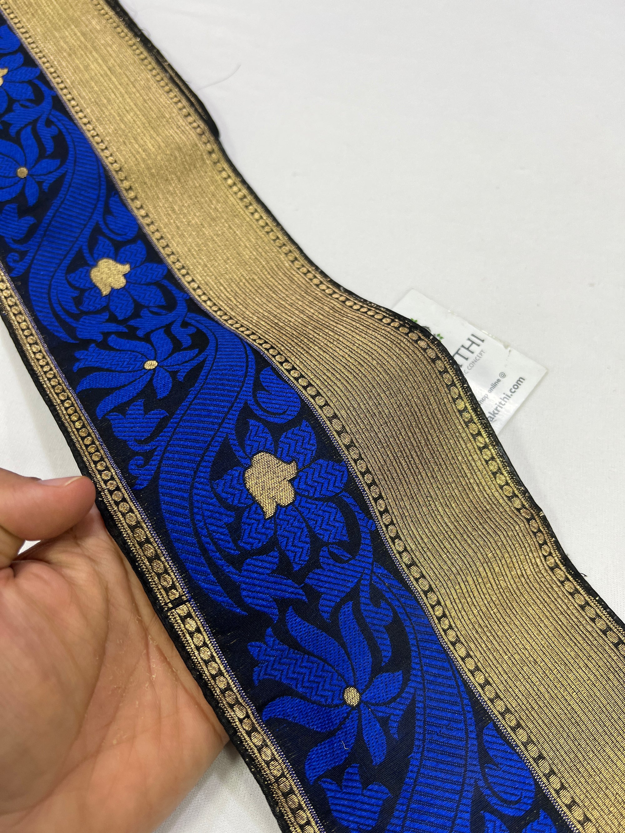 Handloom Banarasi lace 5 metres roll